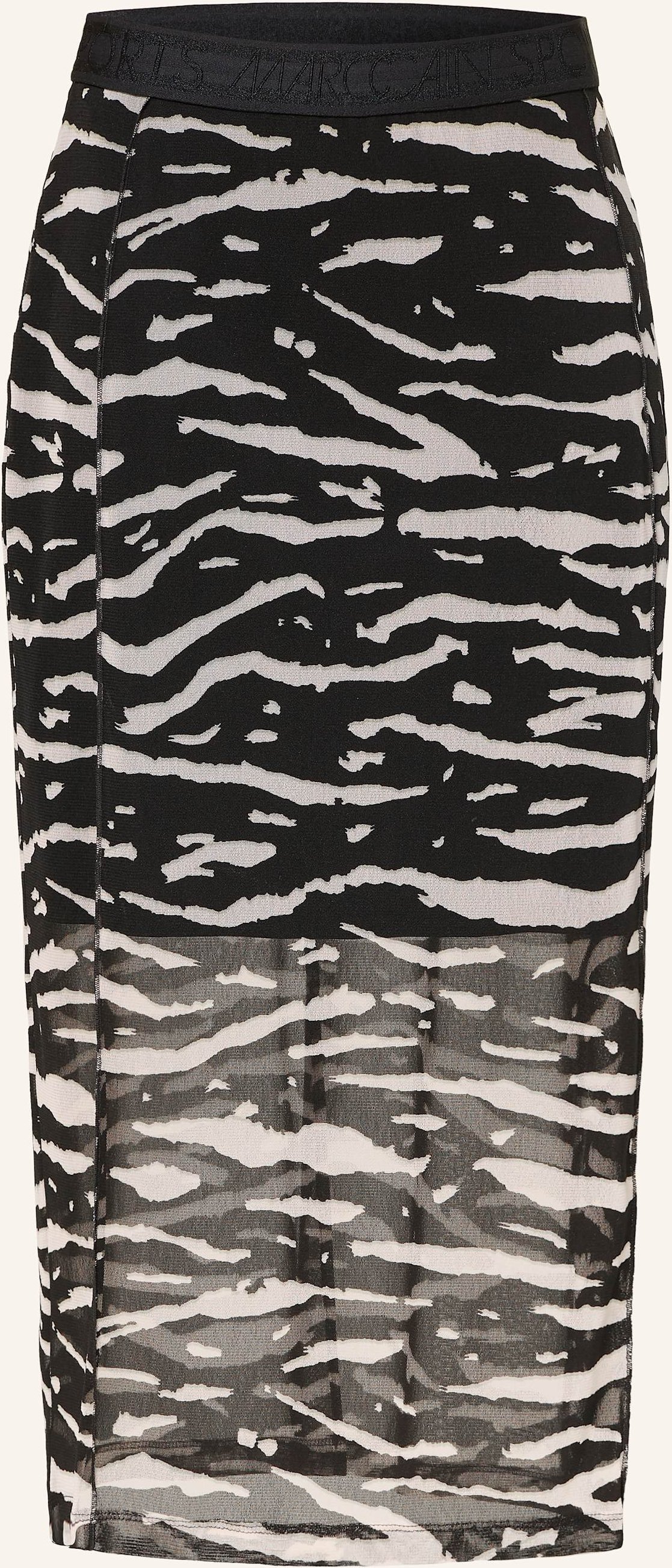 Marc Cain Mesh-Rock schwarz