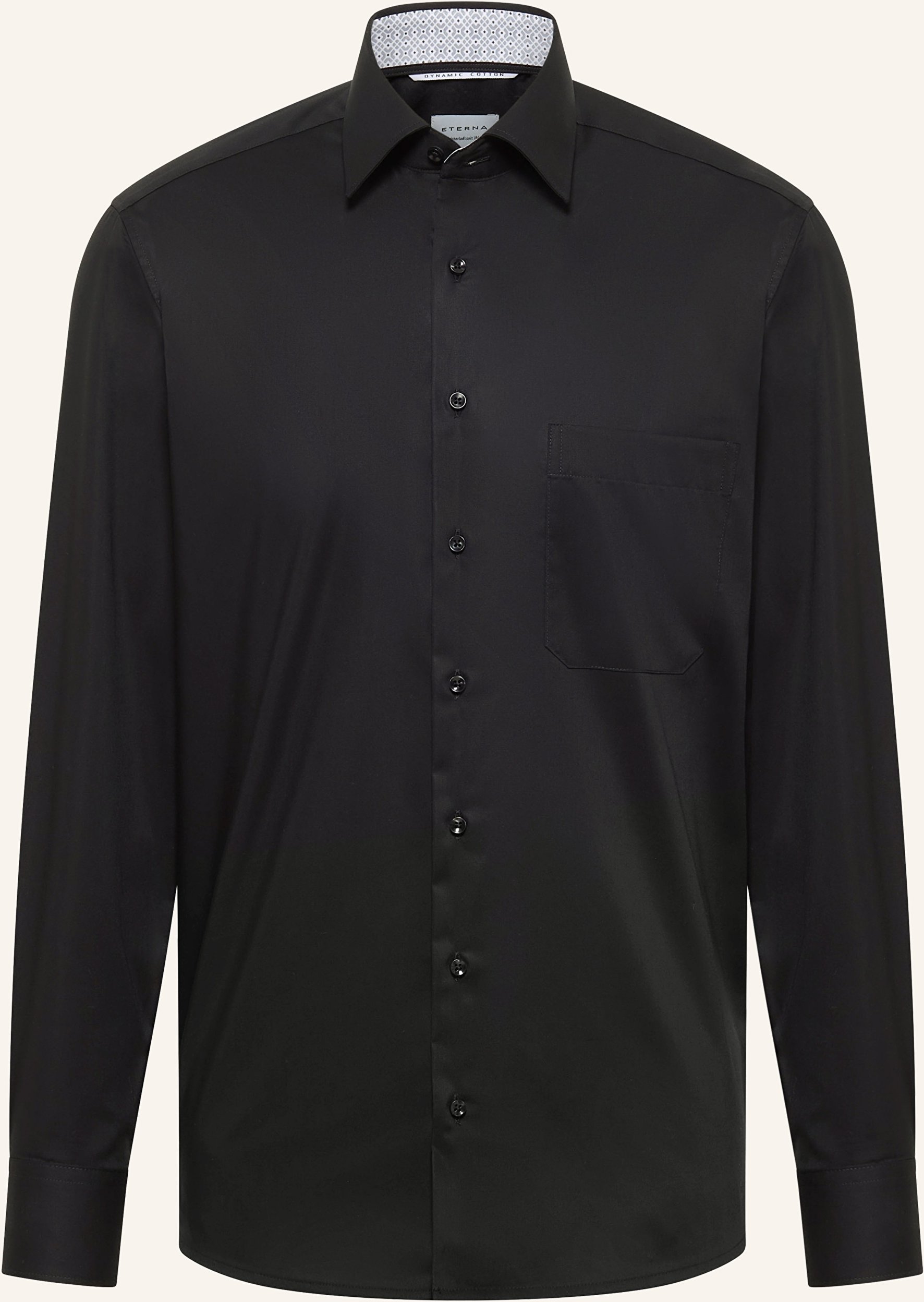 Thumbnail - Eterna Hemd Comfort Fit schwarz