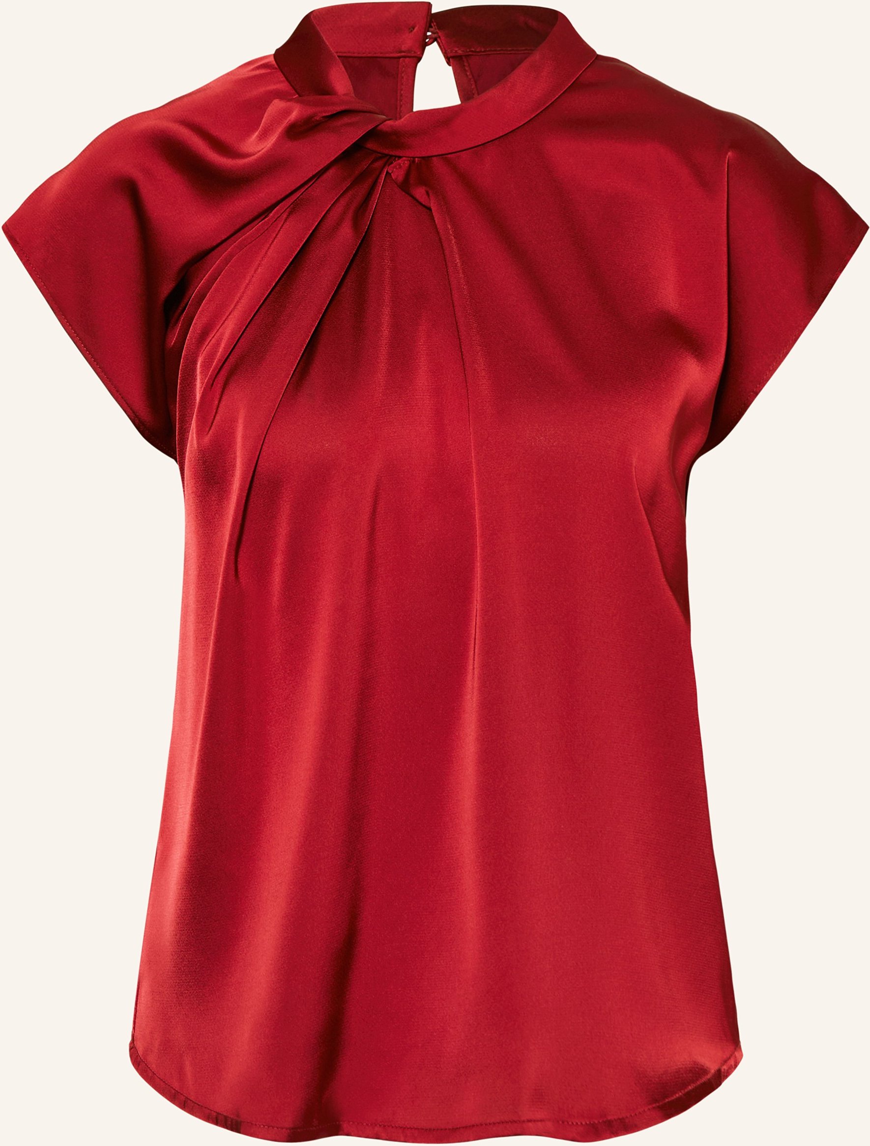 Neo Noir Blusenshirt Fleur Aus Satin rot