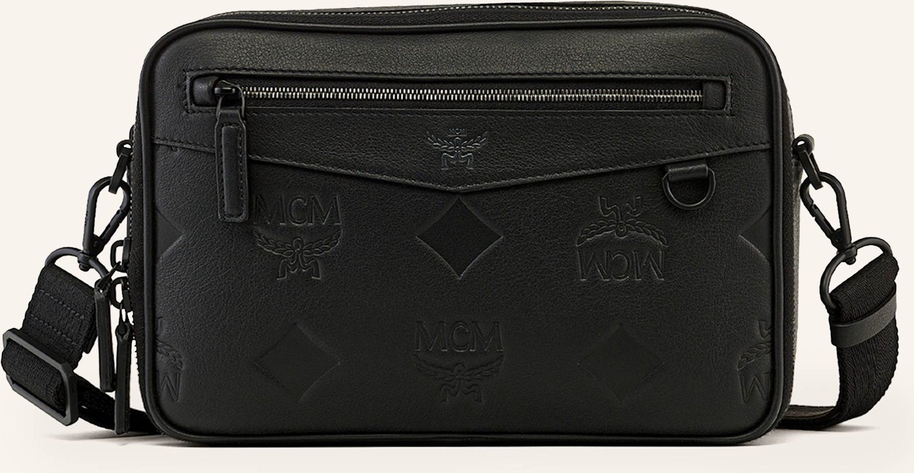 Mcm Umhängetasche Diamond schwarz