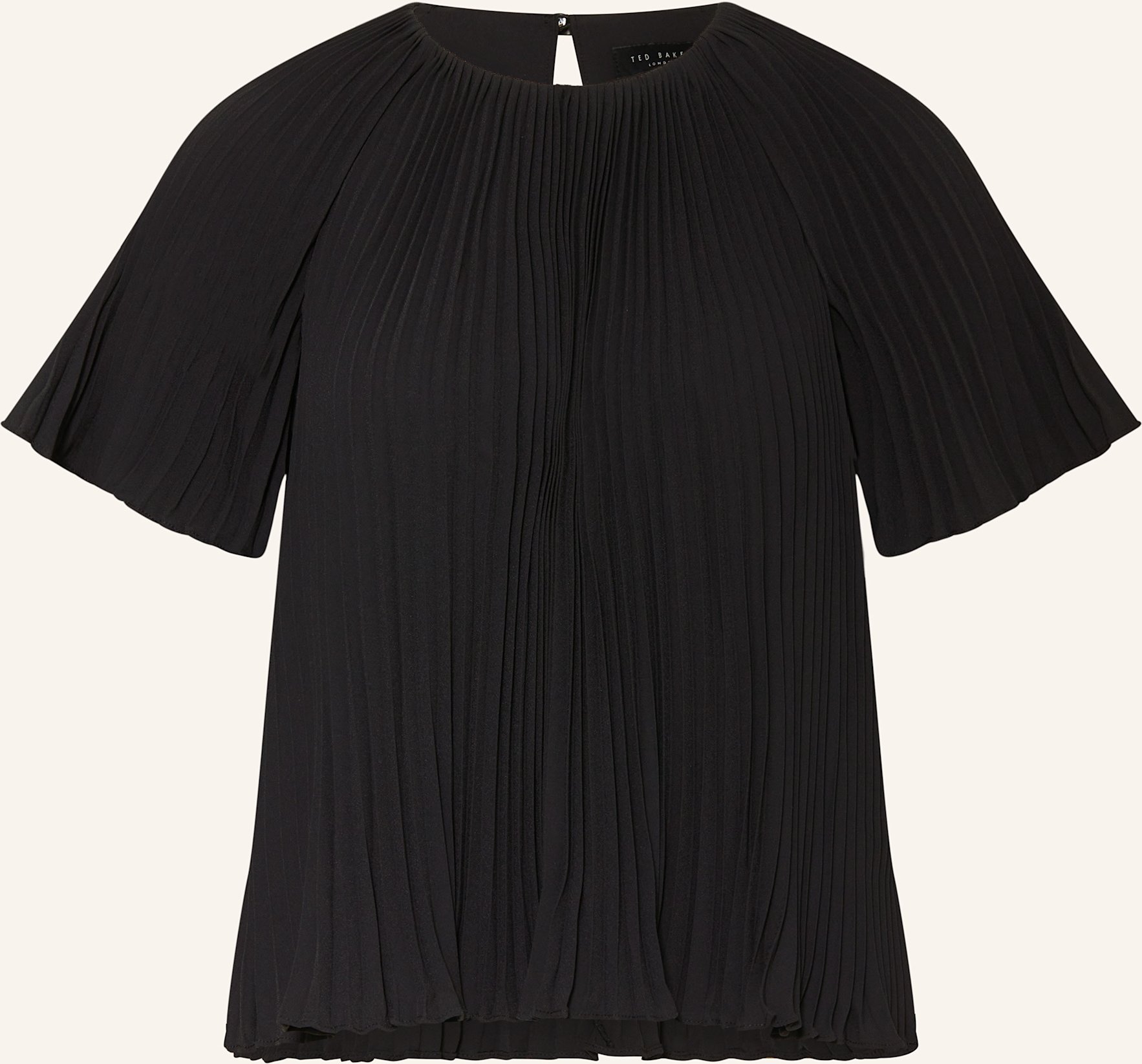 Thumbnail - Ted Baker Blusenshirt Agara Mit Plissees schwarz