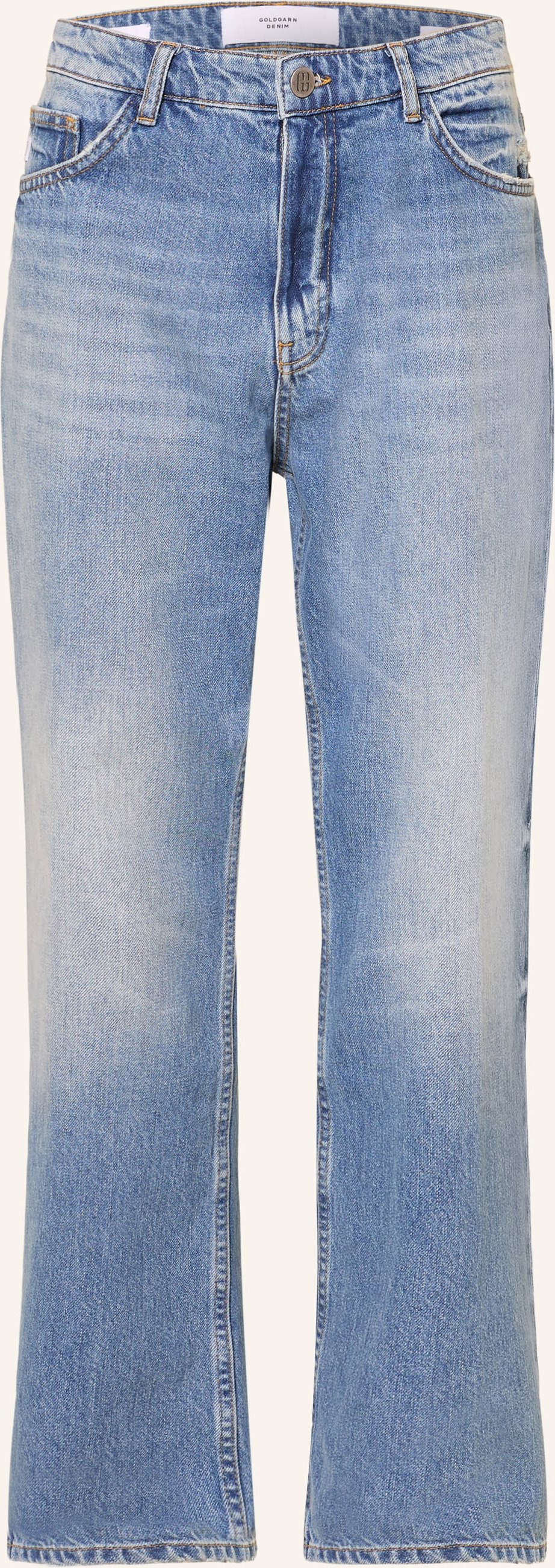 Goldgarn Denim Jeans Franklin Straight Fit blau