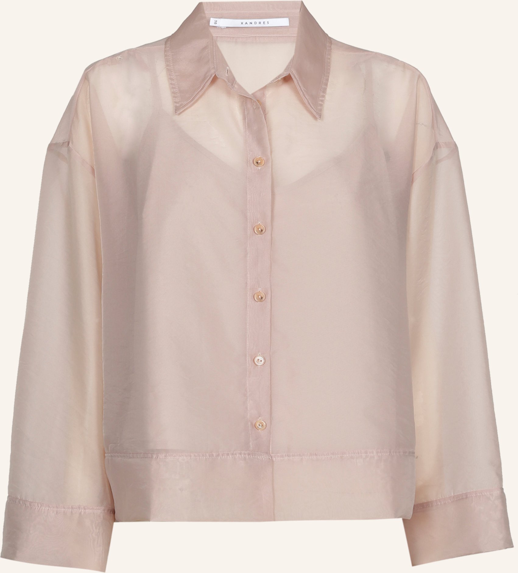 Xandres Blusen & Hemden Himos beige