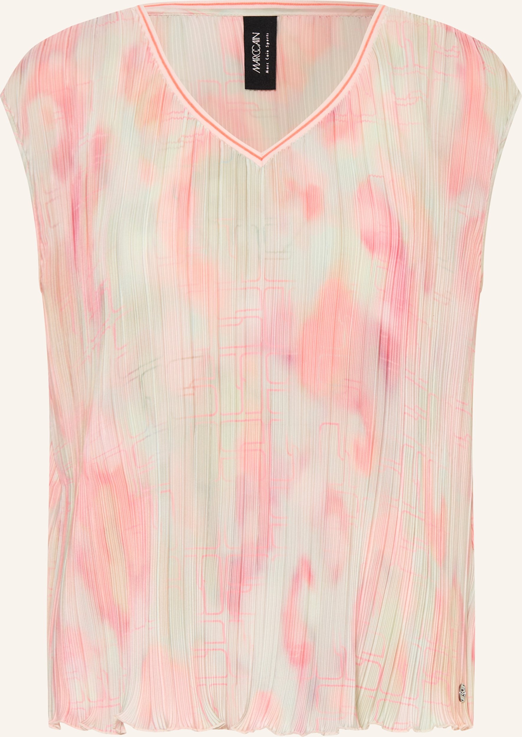 Marc Cain Blusenshirt Mit Plissees rosa