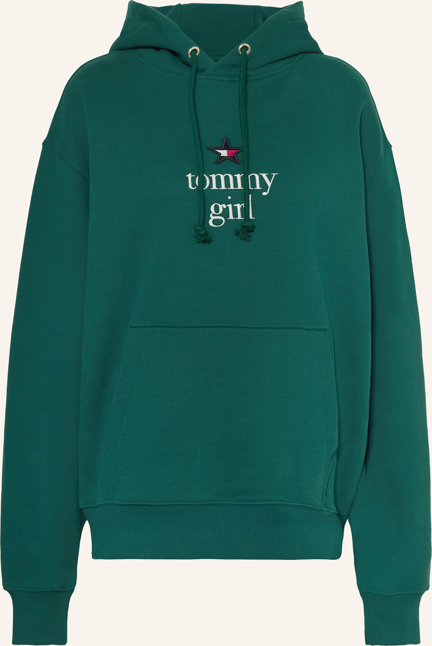 Tommy Jeans Hoodie Tg Star gruen