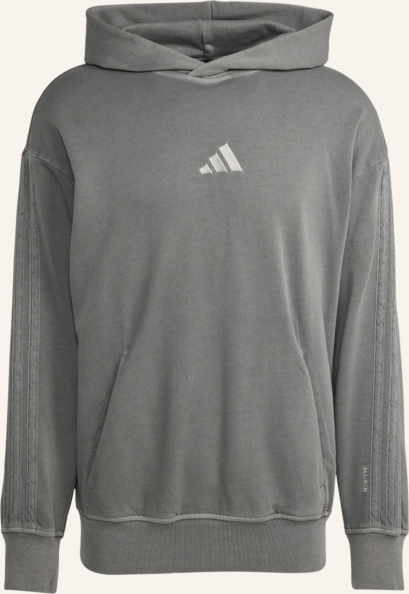 Adidas All Szn French Terry Hoodie, Verwaschene Optik schwarz