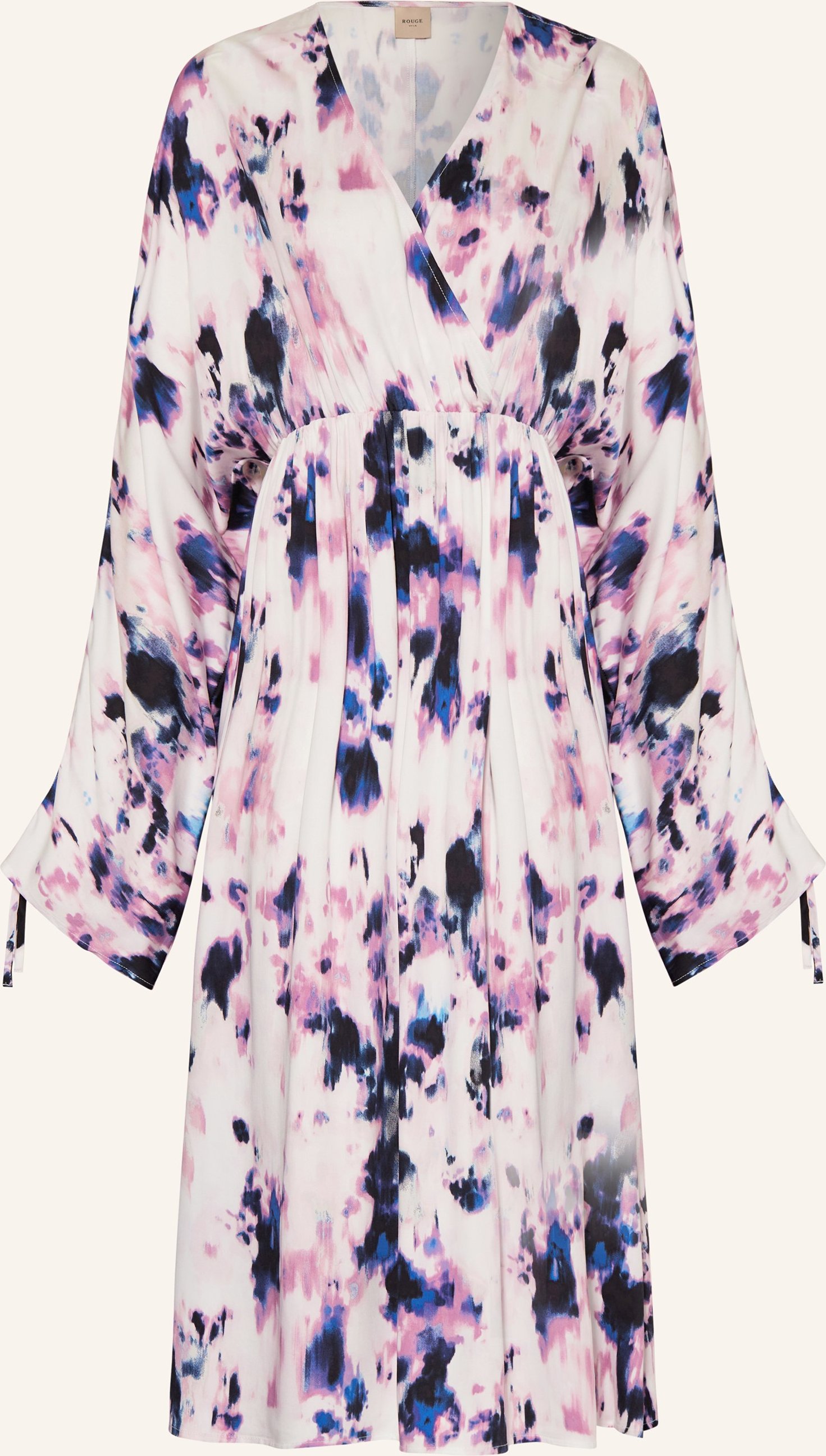 Rouge Vila Kleid In Wickeloptik lila