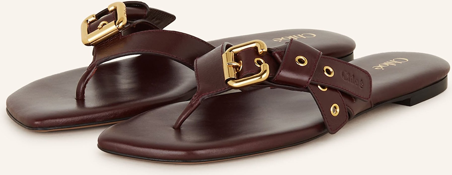 Chloé Zehentrenner Mae rot