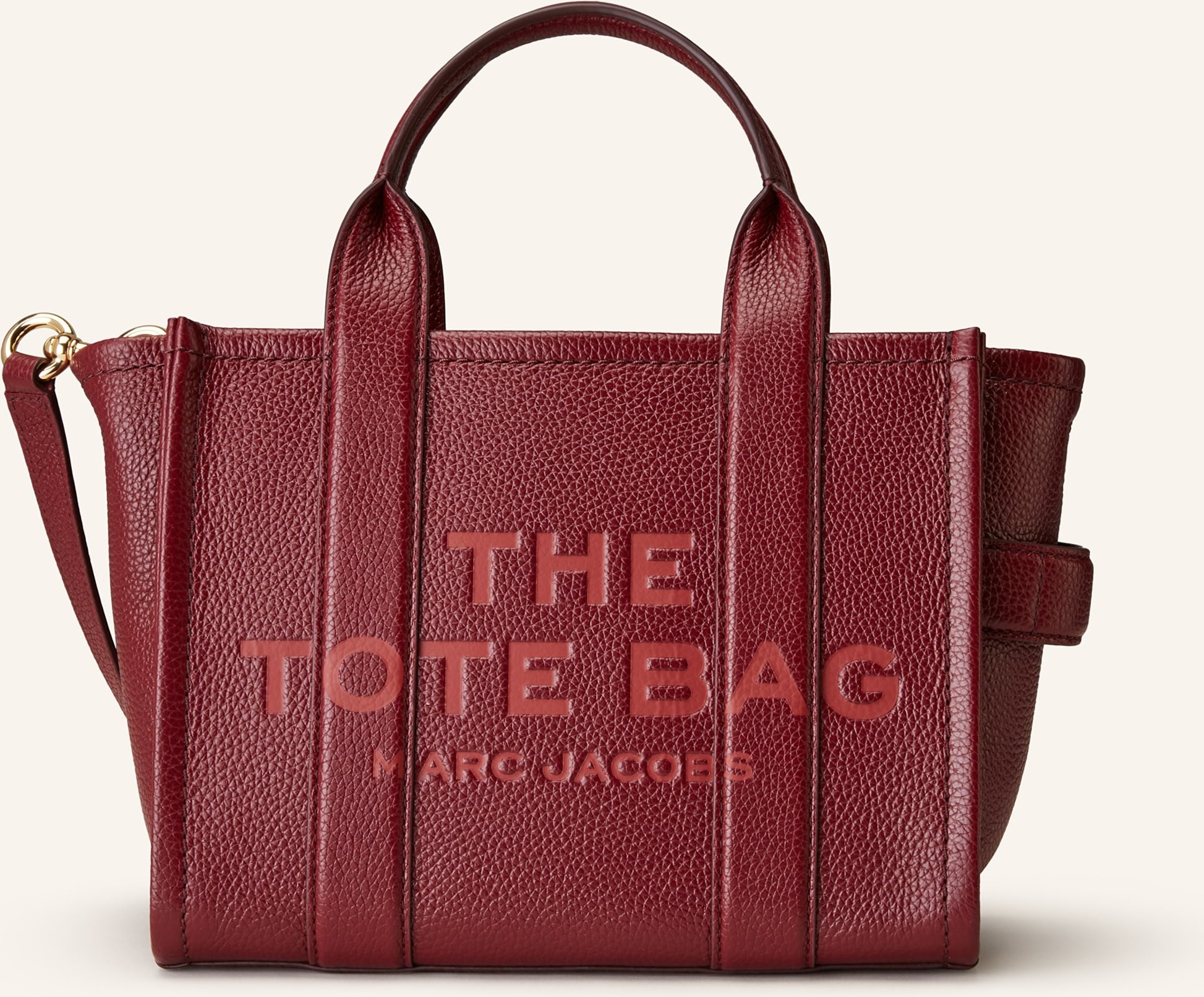 Thumbnail - Marc Jacobs Shopper The Small Tote Bag Leather rot