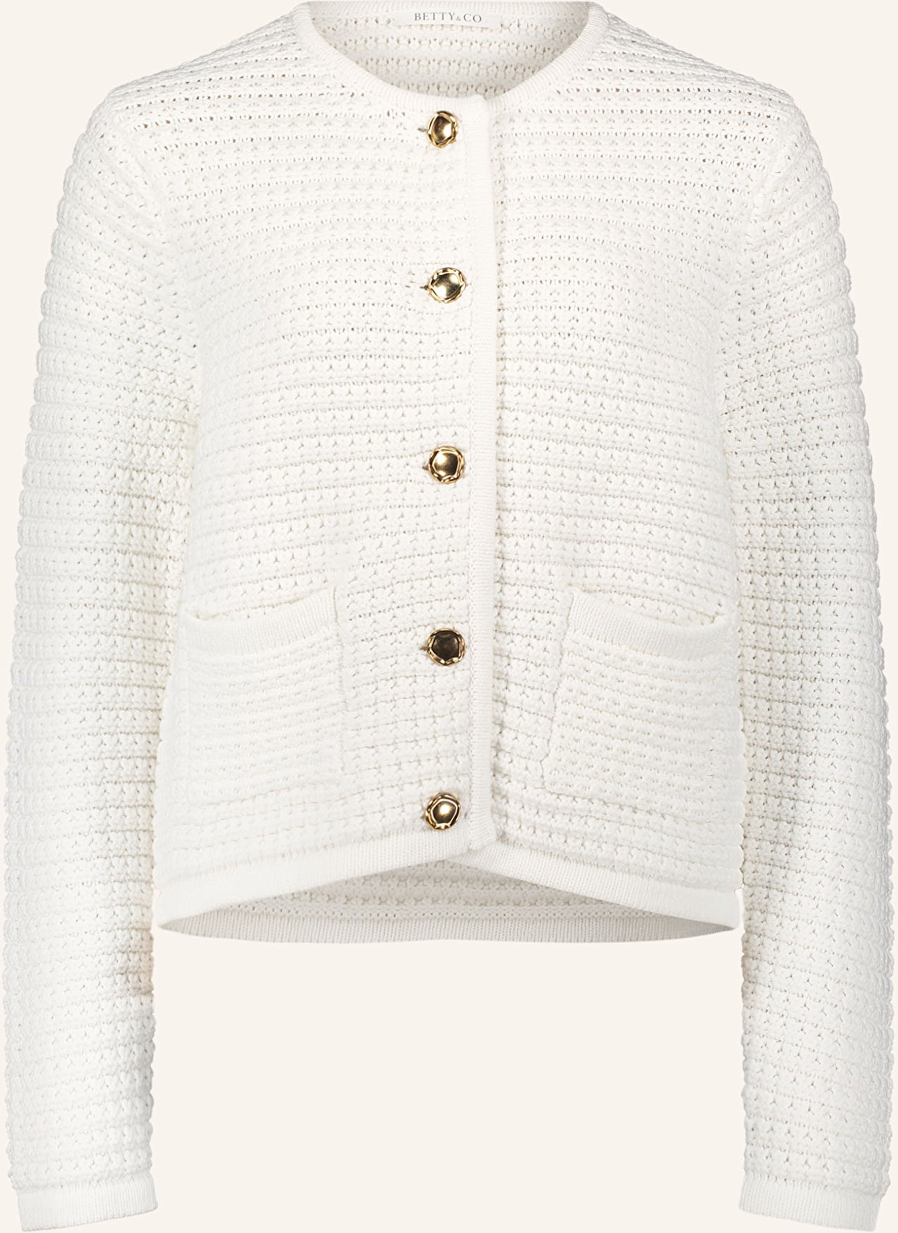 Betty&Co Strickjacke weiss