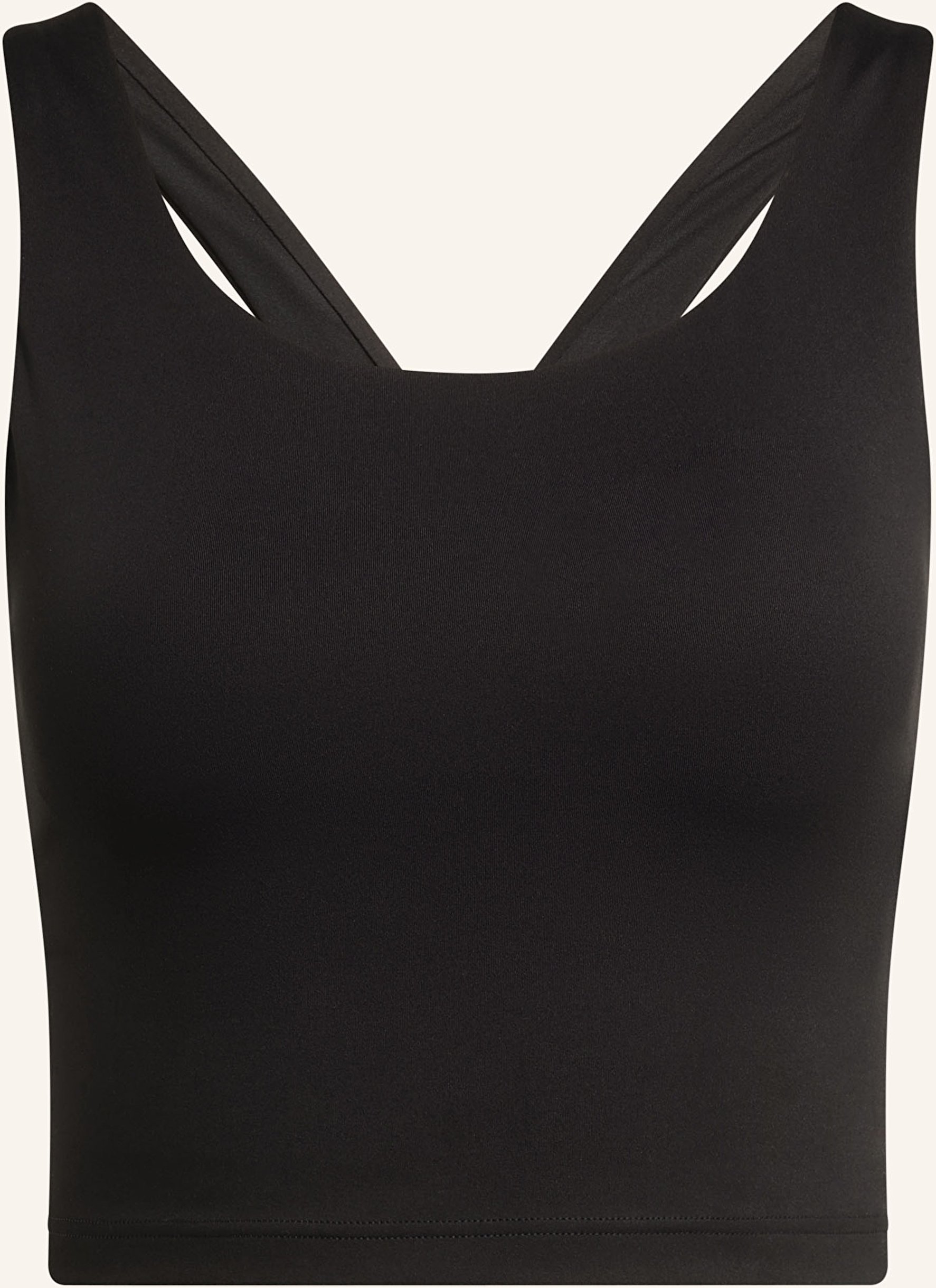 Thumbnail - Adidas Cropped-Top All Me Medium schwarz