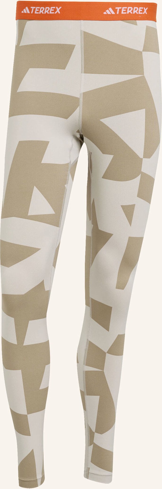 Adidas Terrex Multi Synthetic Base Layer Leggings beige