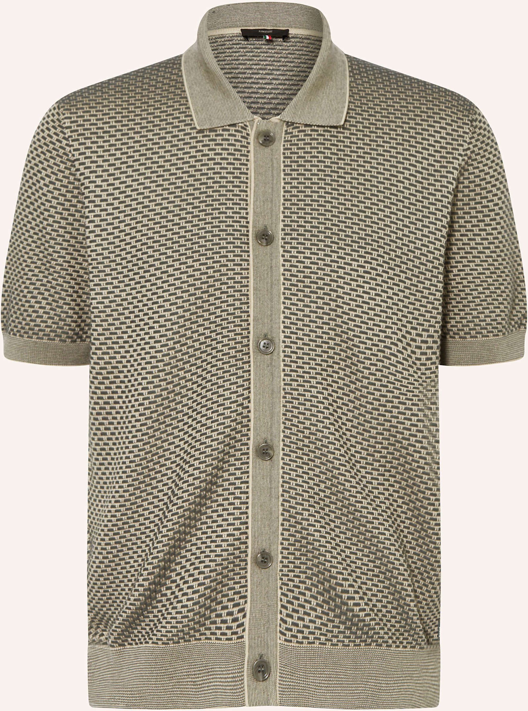 Cinque Strickhemd Cijanne Slim Fit gruen