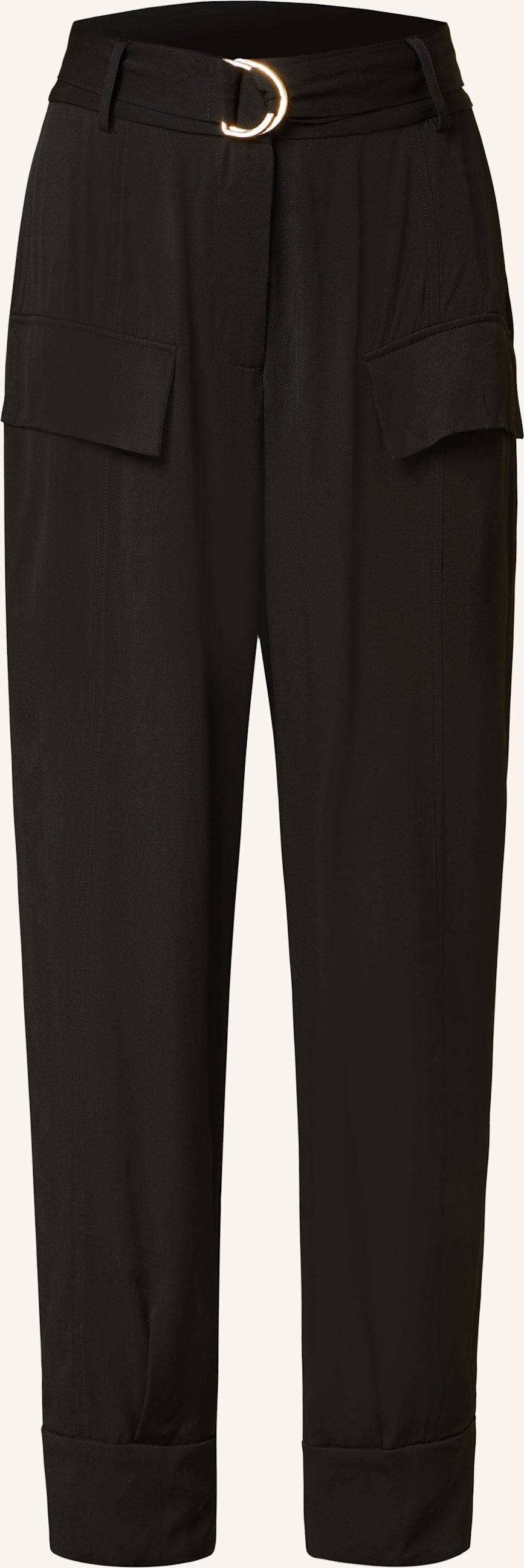 Catnoir Paperbag-Hose schwarz