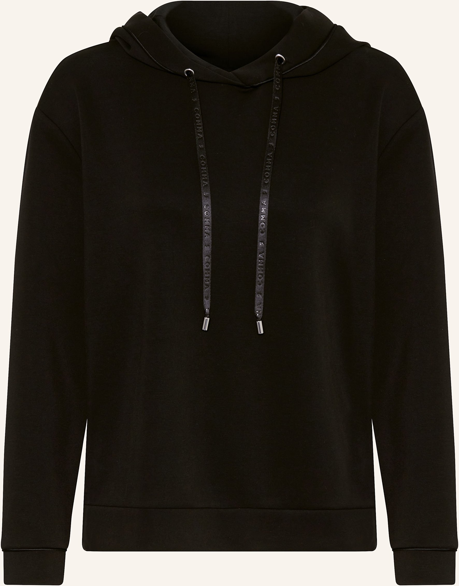 Comma Hoodie schwarz