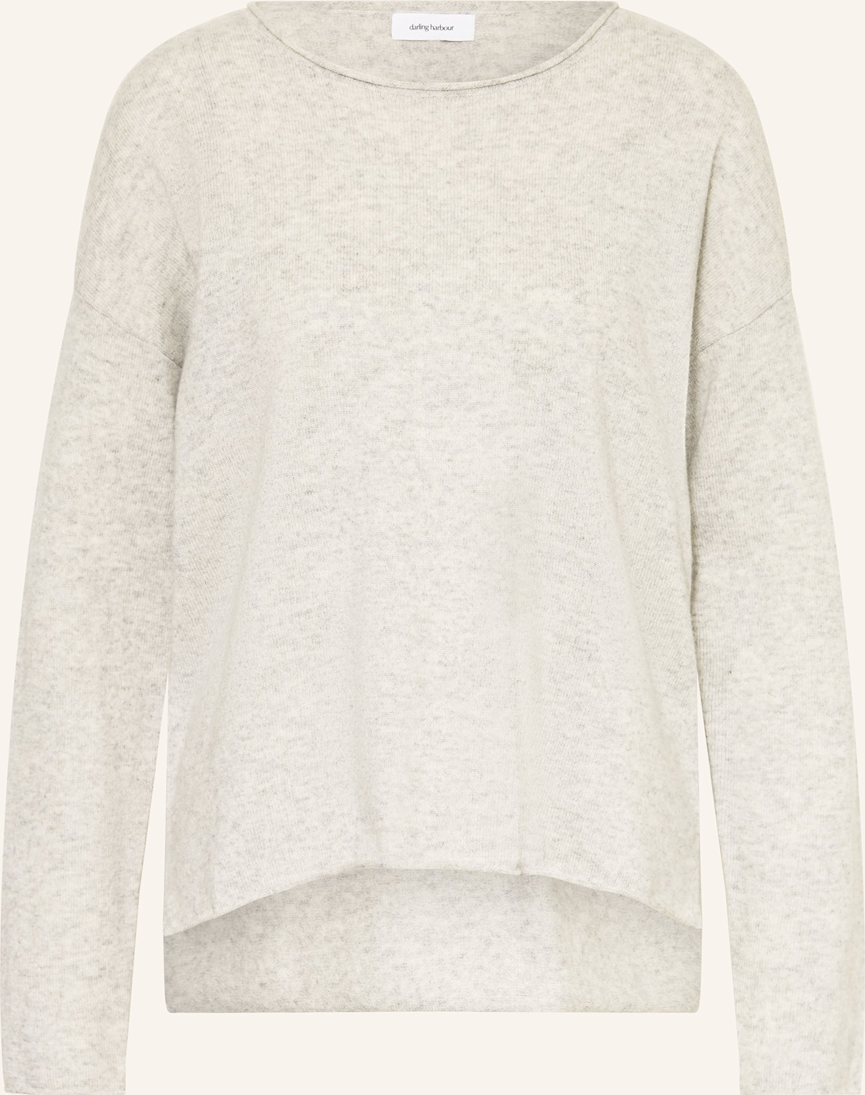 Darling Harbour Cashmere-Pullover grau