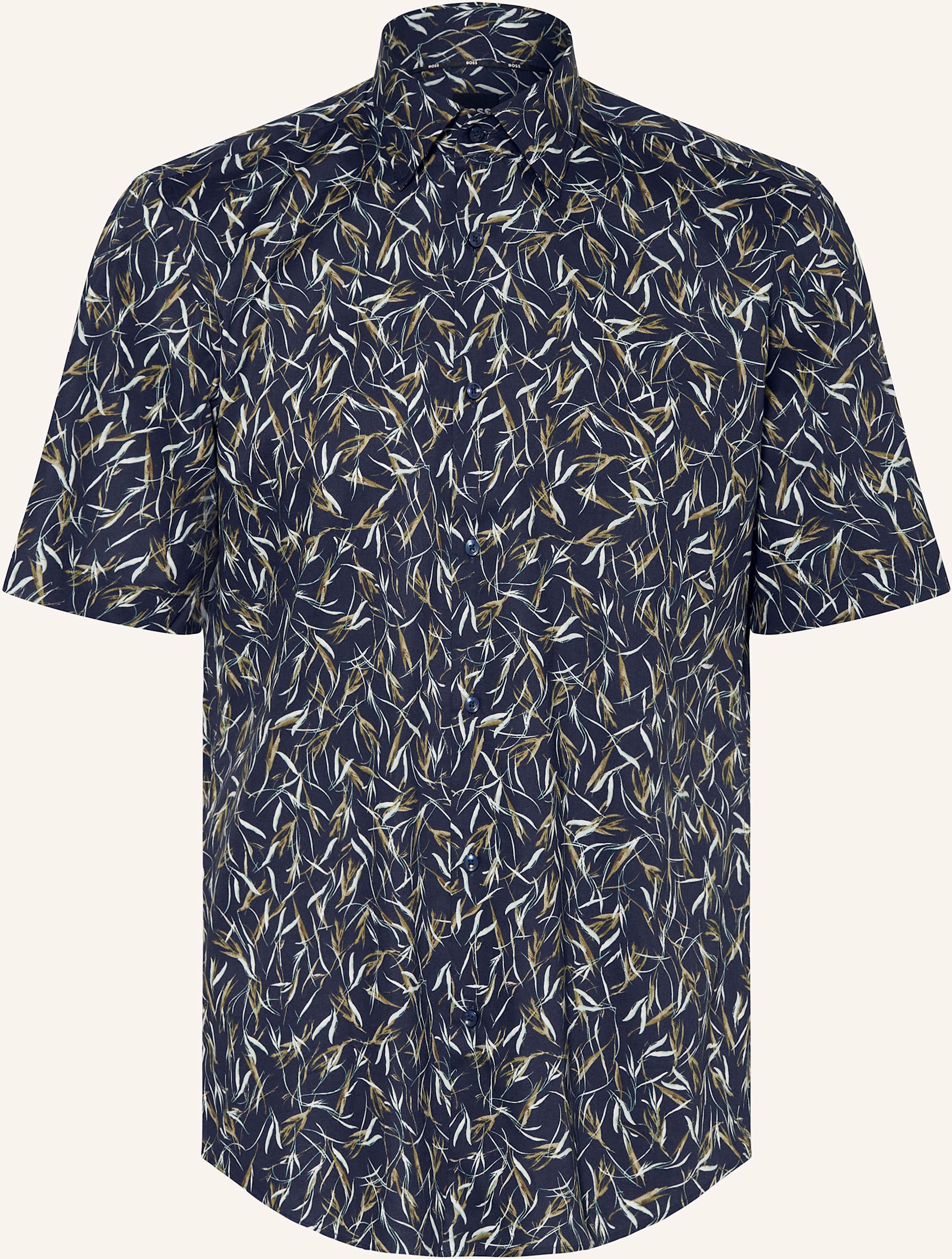 Boss Kurzarm-Hemd Joe Regular Fit blau