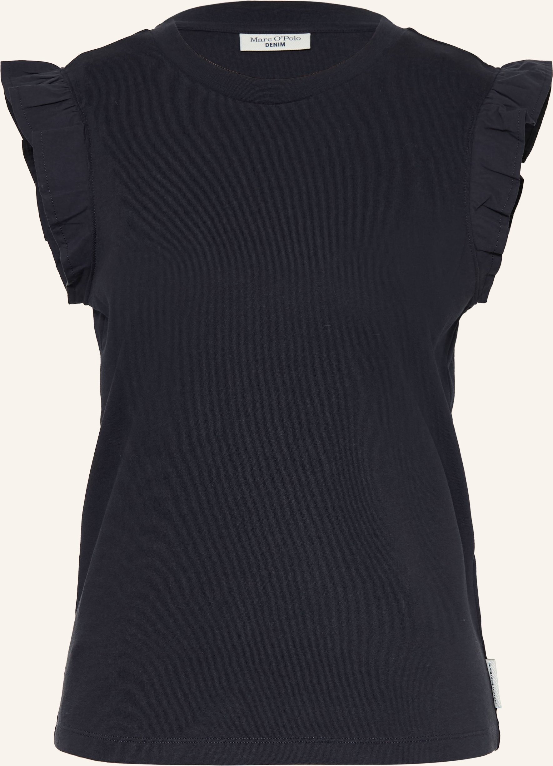 Marc O'polo Denim Top Mit Rüschen blau