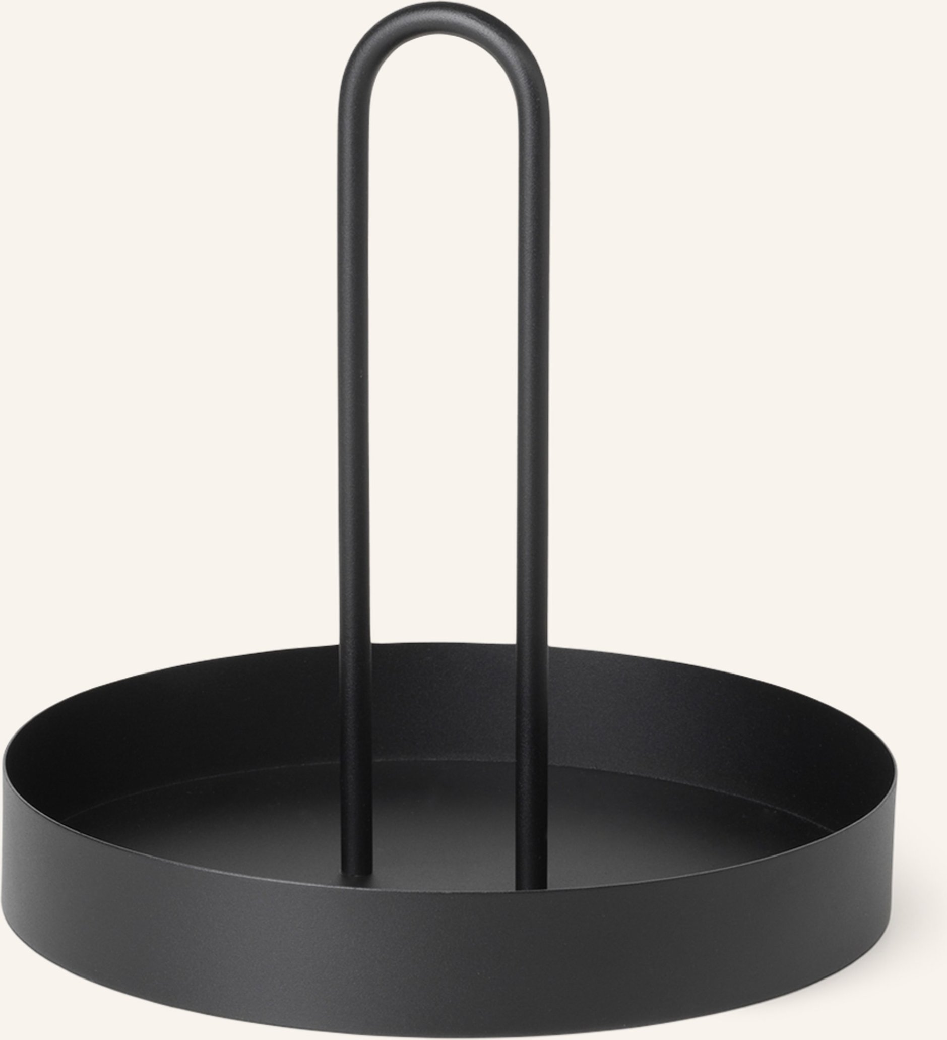 Ferm Living Tablett Grib schwarz