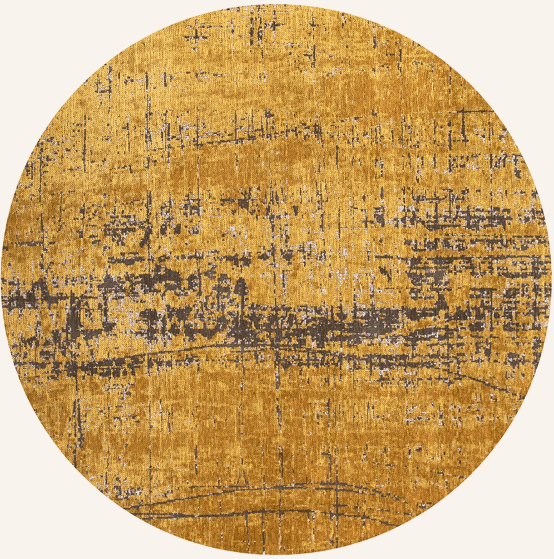 Louis De Poortere Teppich Mad Men Griff gelb