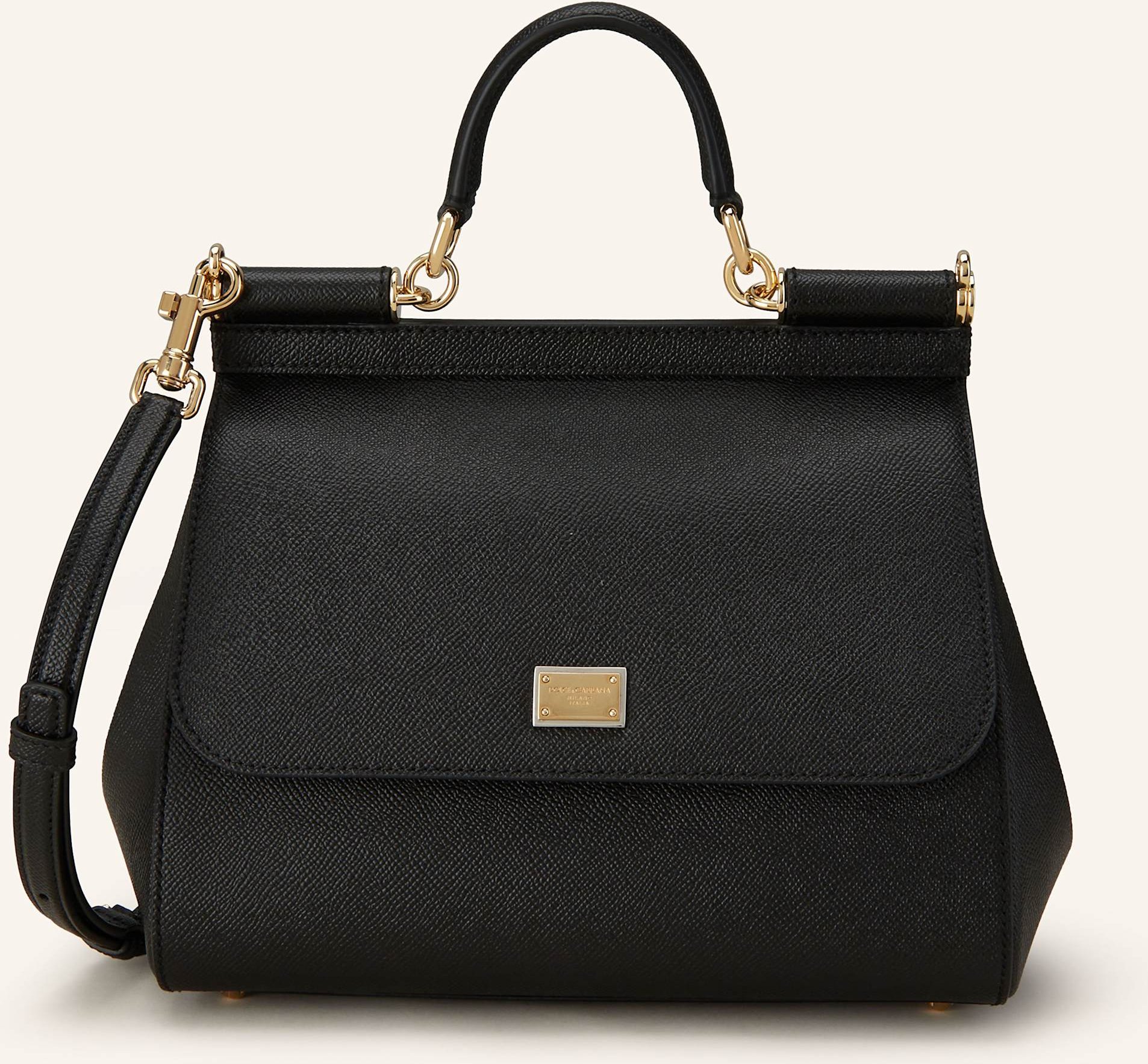 Dolce & Gabbana Handtasche Sicily Large schwarz