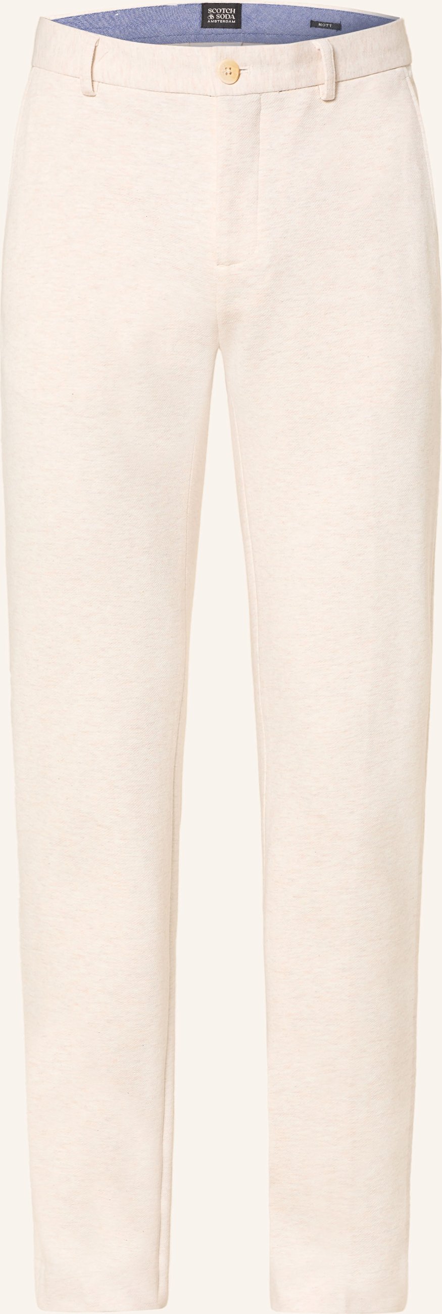 Scotch & Soda Jerseyhose Core Super Slim Fit weiss