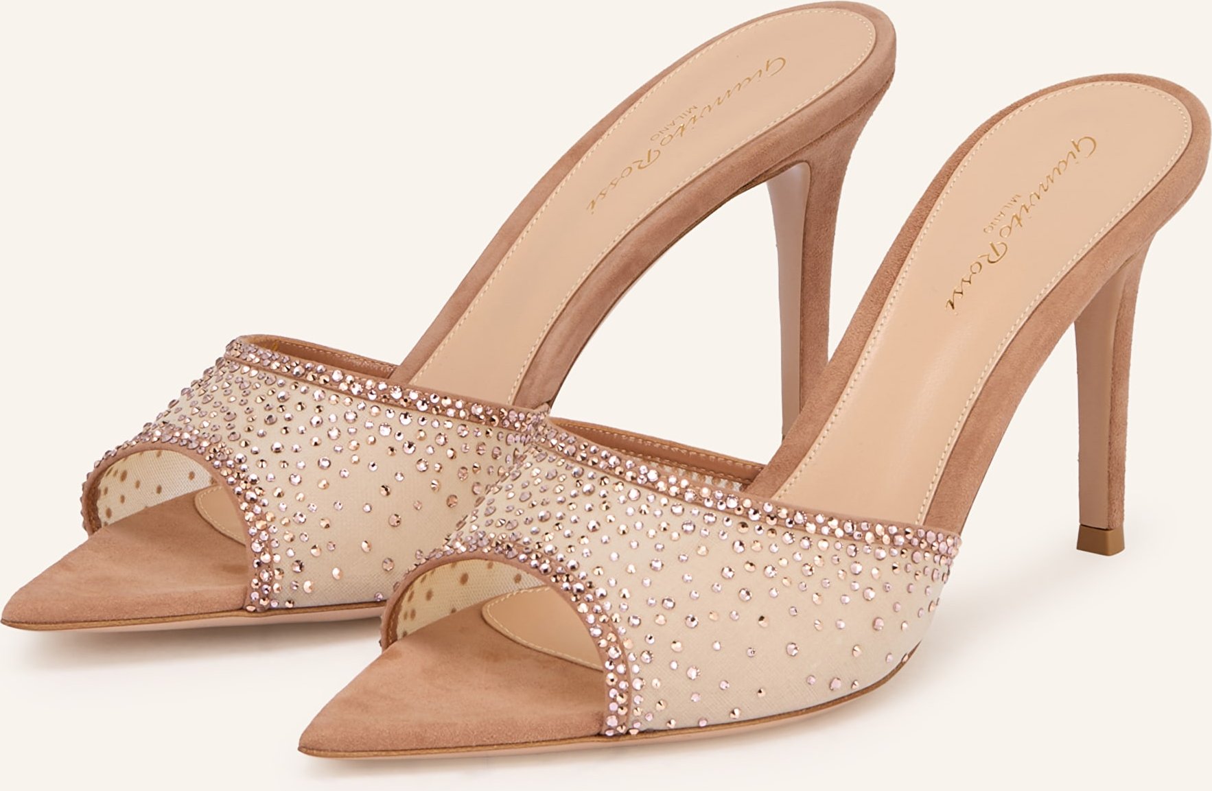 Gianvito Rossi Mules Rania braun