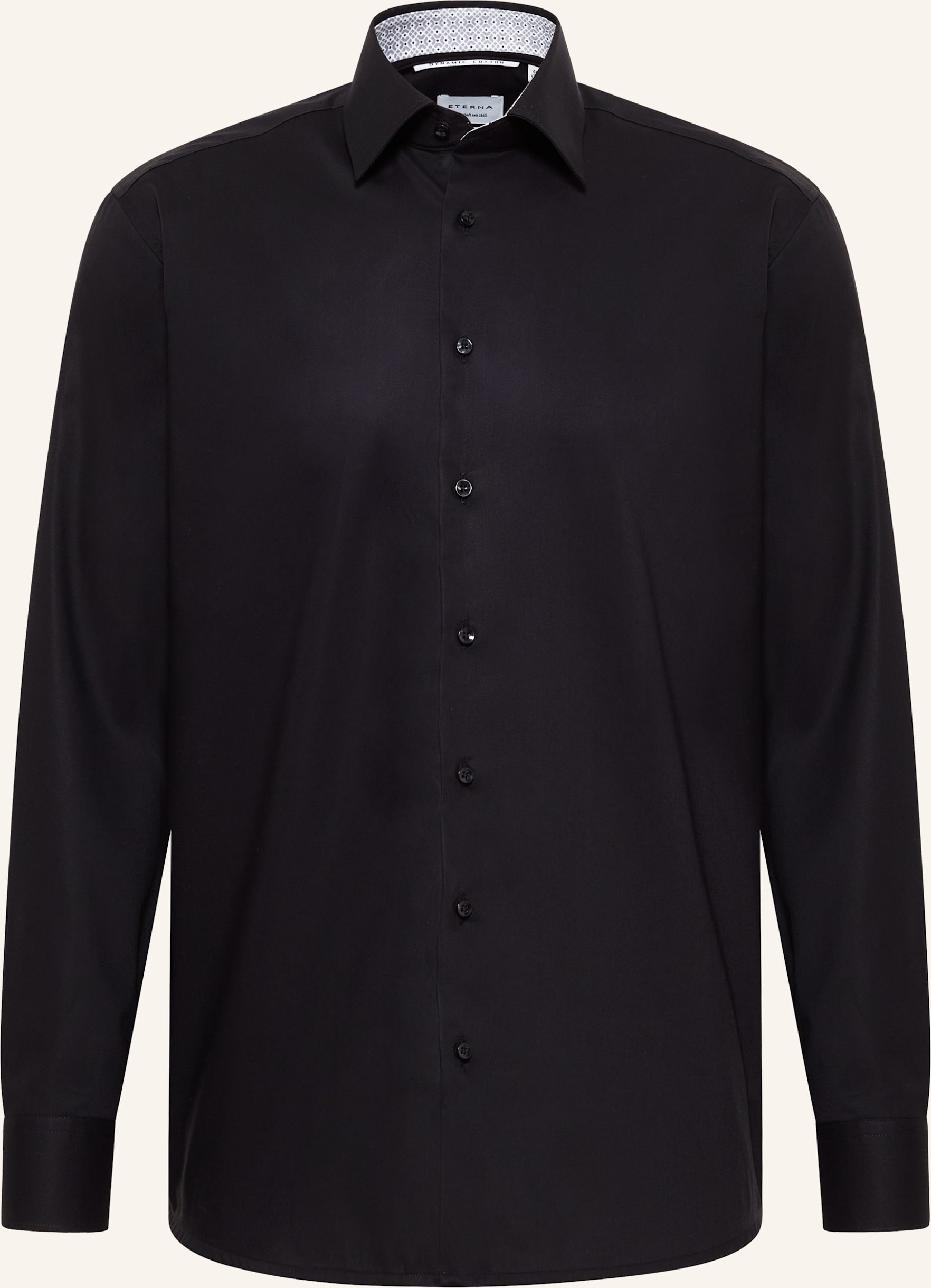 Eterna Hemd Modern Fit schwarz