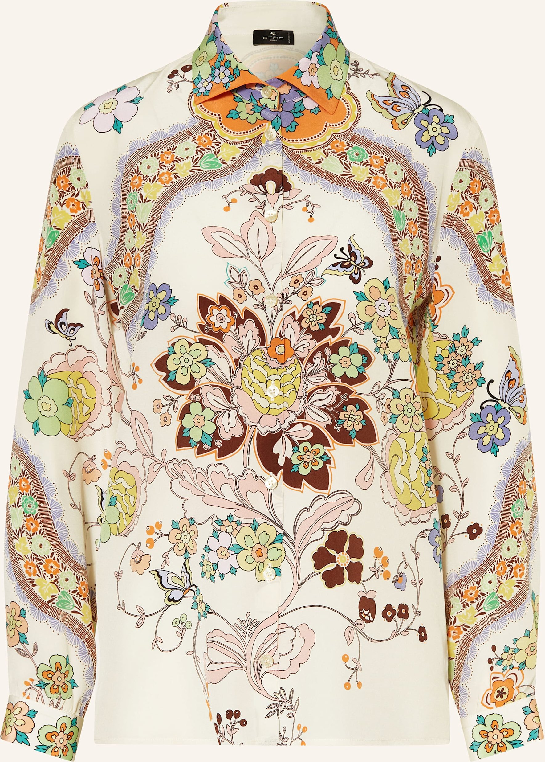 Etro Hemdbluse Aus Seide weiss