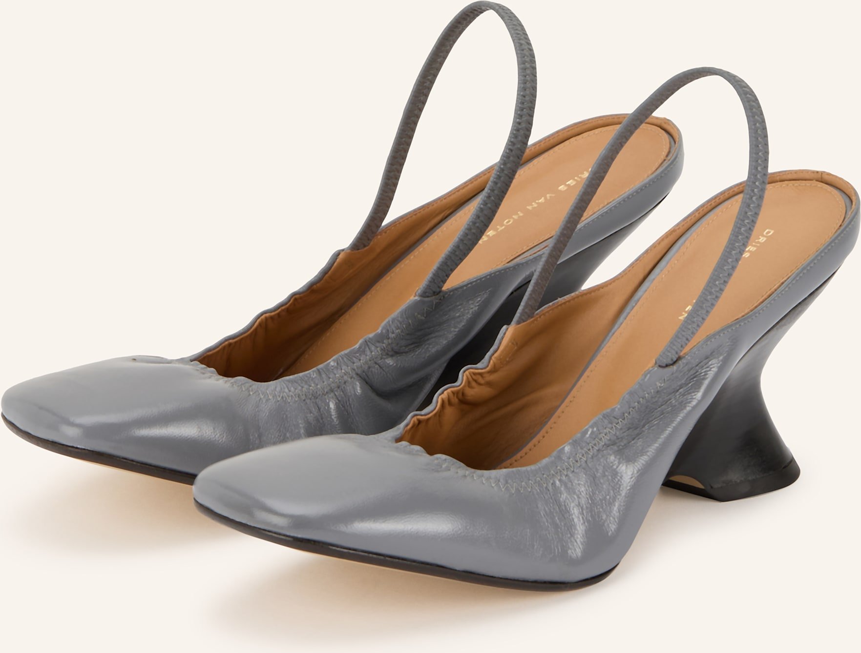 Dries Van Noten Slingpumps grau