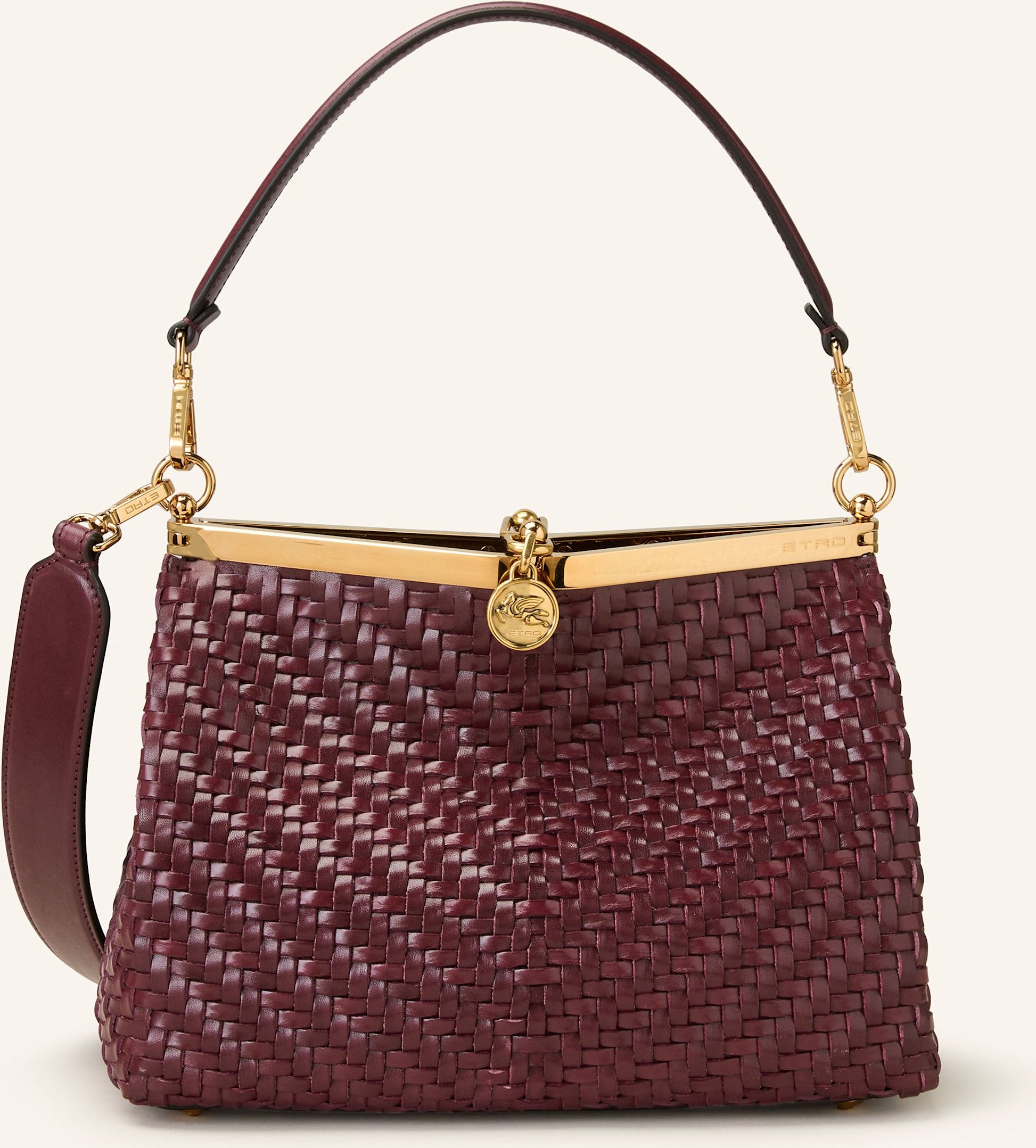 Etro Schultertasche Medium Mit Pouch rot