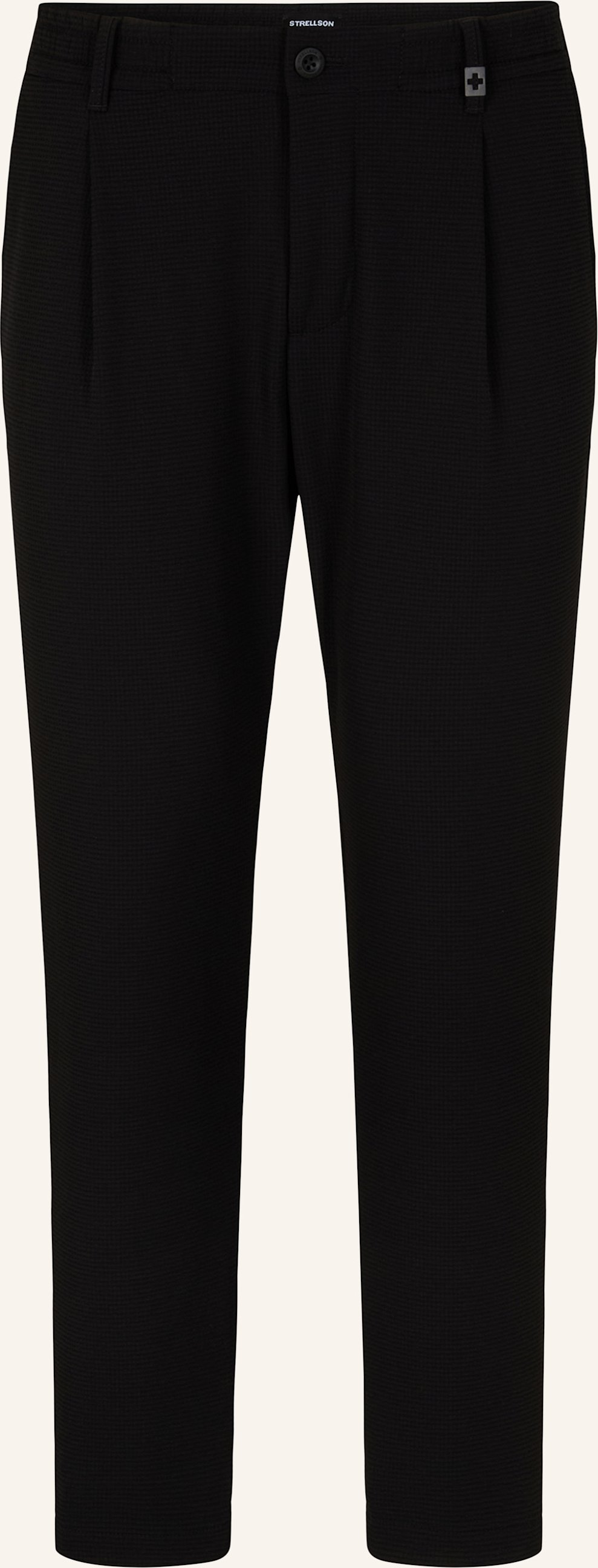 Strellson Bundfaltenhose Lui schwarz