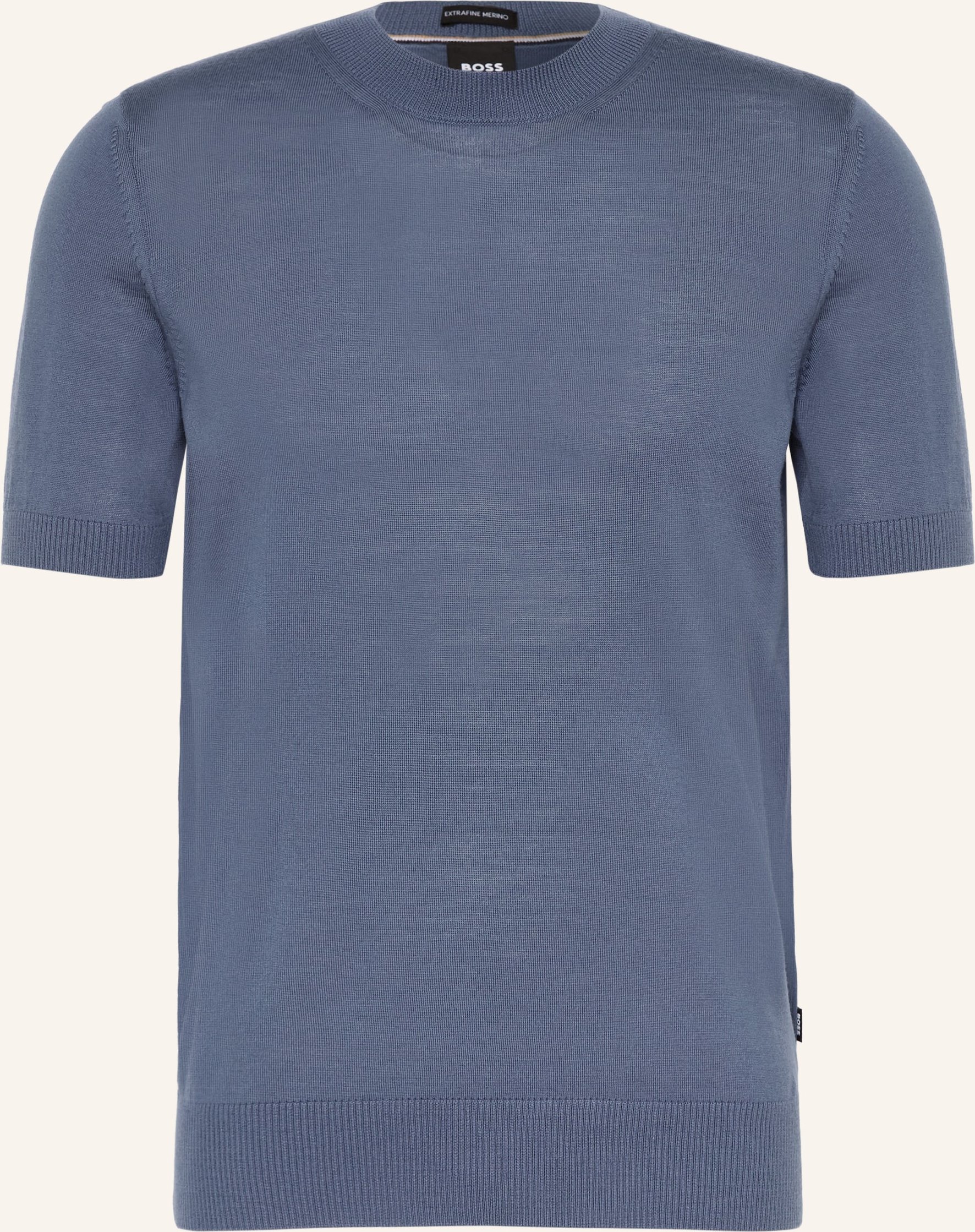 Boss Strickshirt Umauro blau