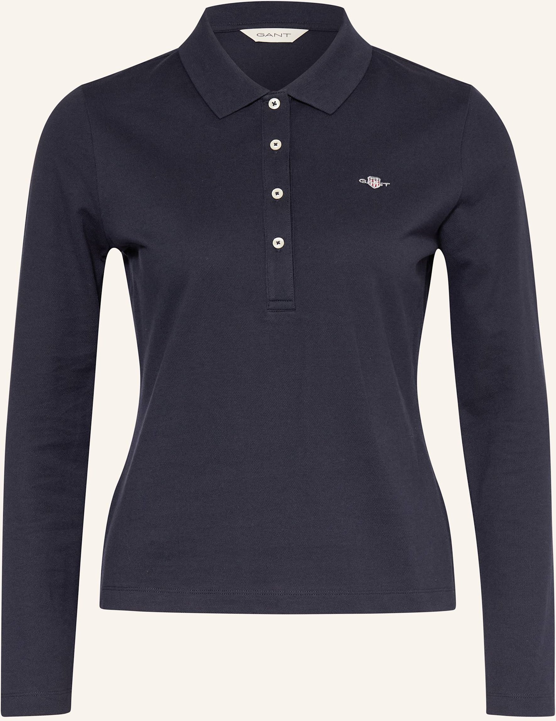 Thumbnail - Gant Piqué-Poloshirt blau