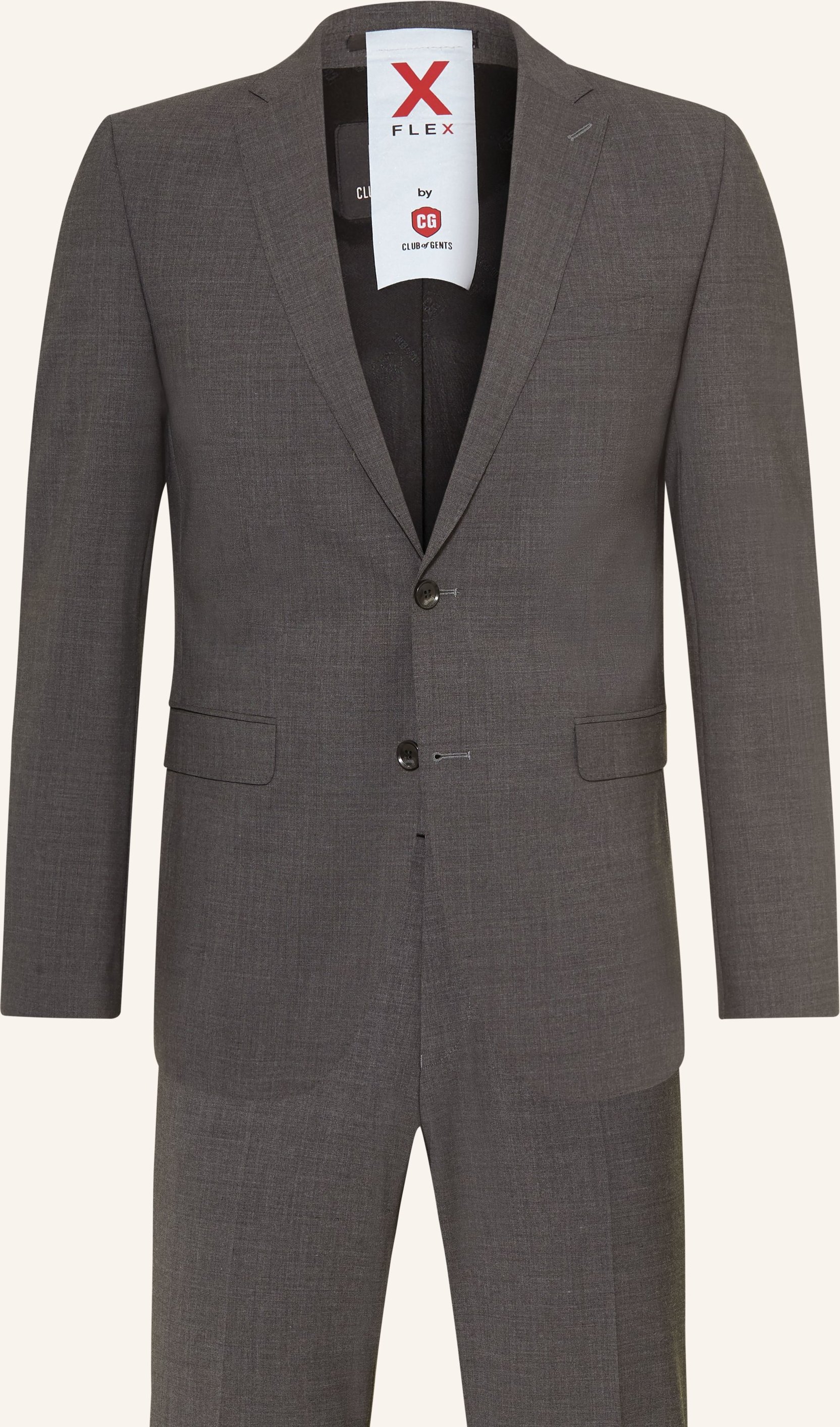 Cg - Club Of Gents Anzug Extra Slim Fit grau