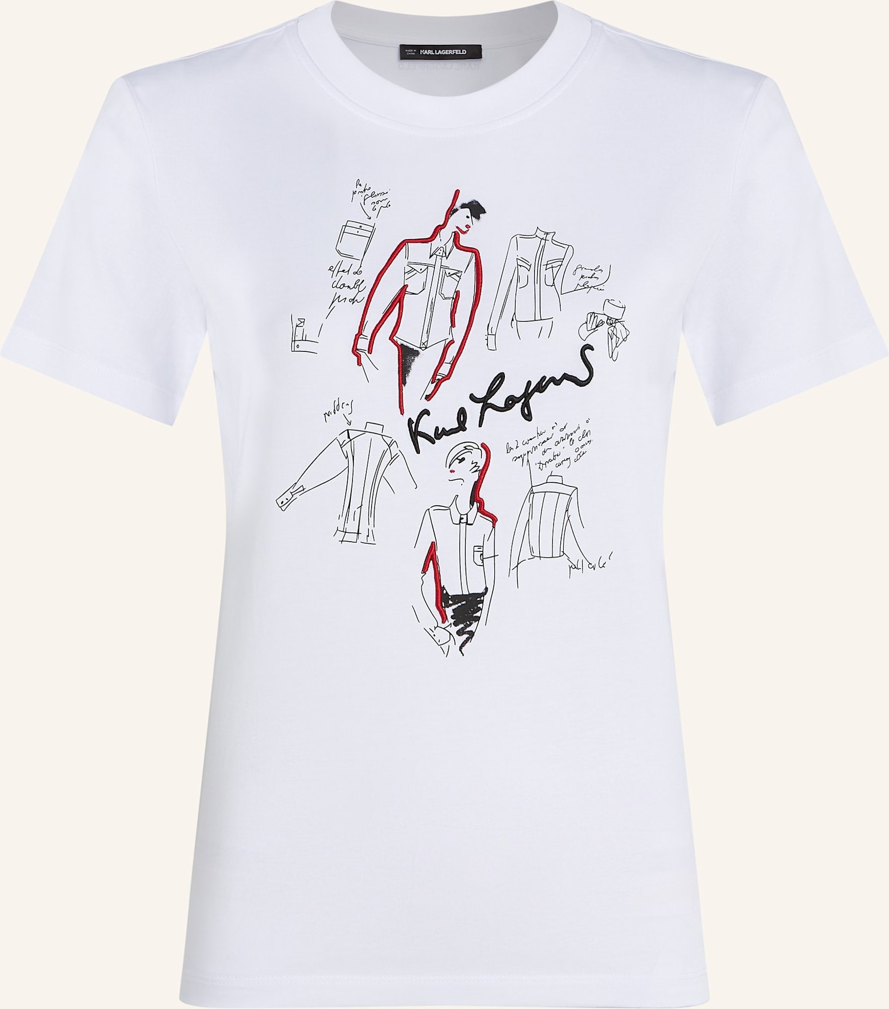 Karl Lagerfeld T-Shirt weiss