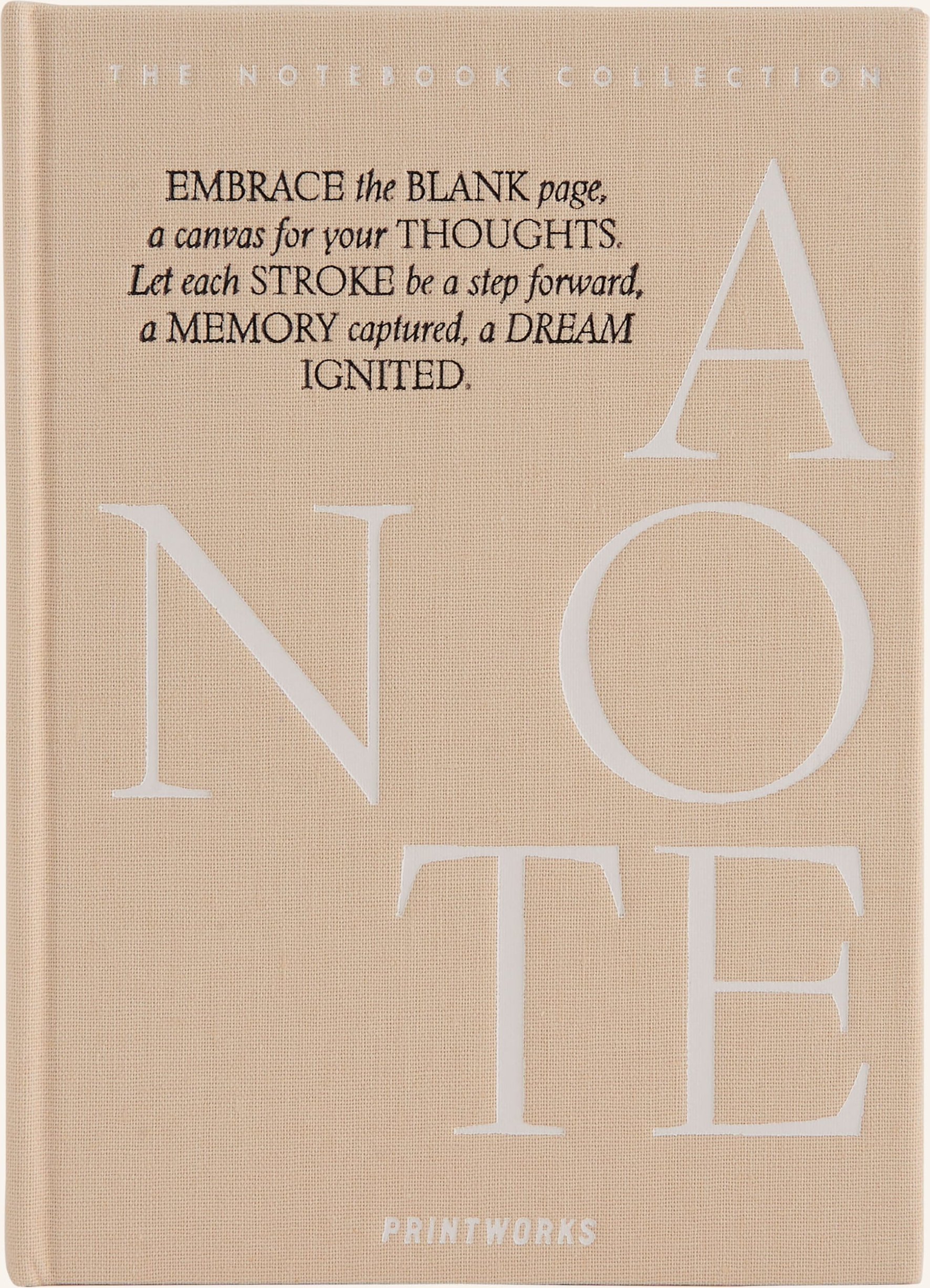 Printworks Notizbuch Just A Note beige