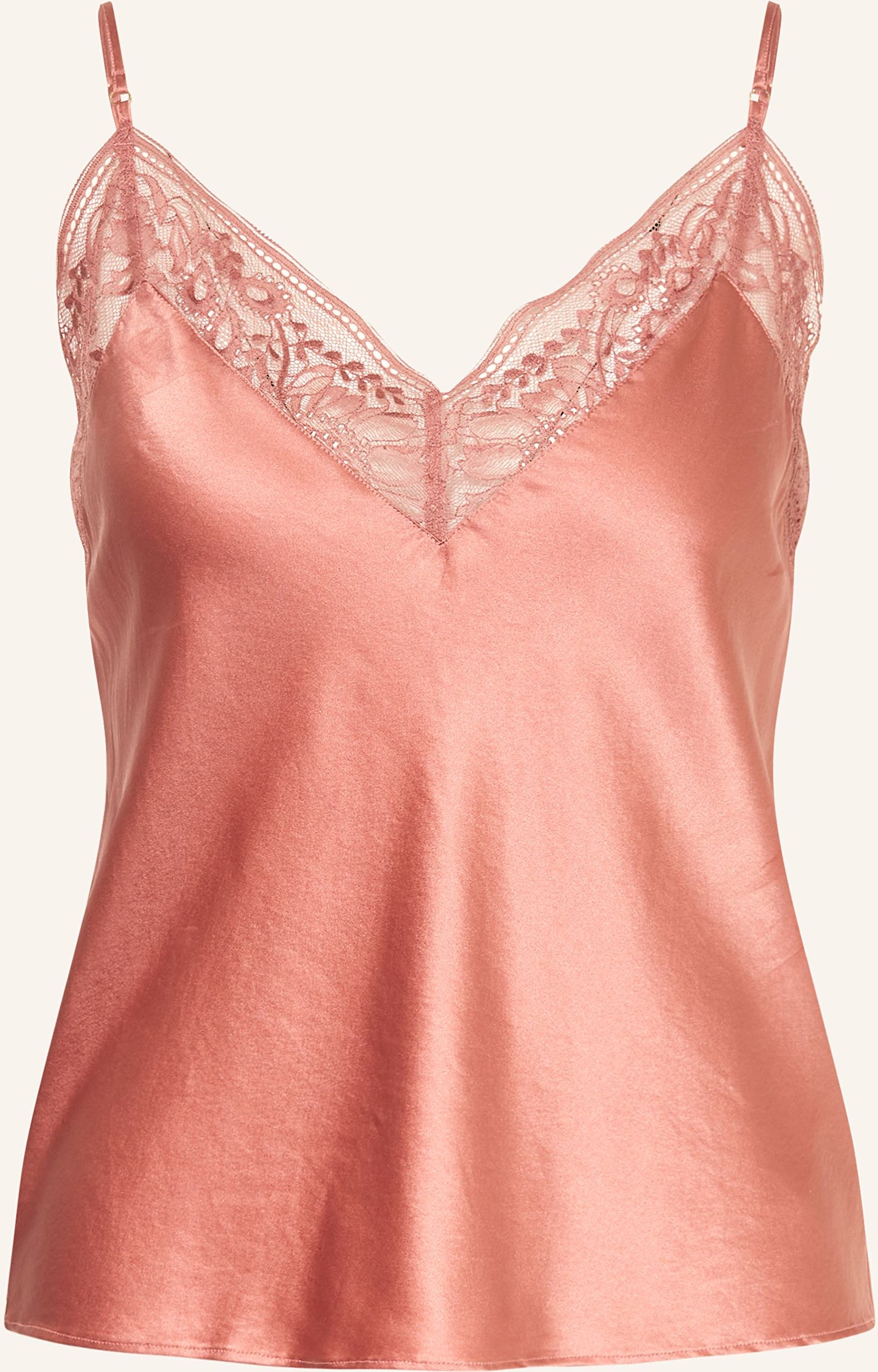 Aubade Schlaftop Midnight Whisper Aus Seide pink