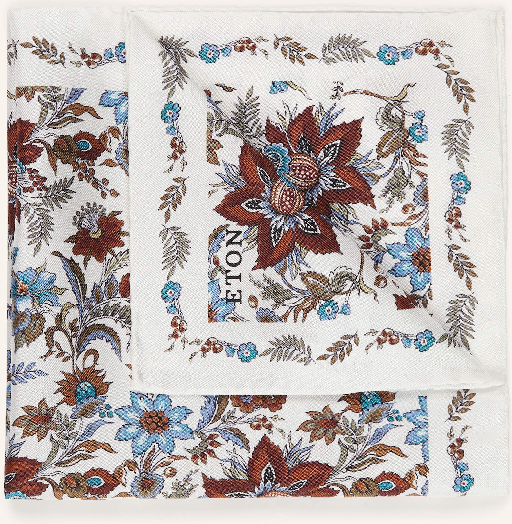 Eton Einstecktuch Aus Seide weiss