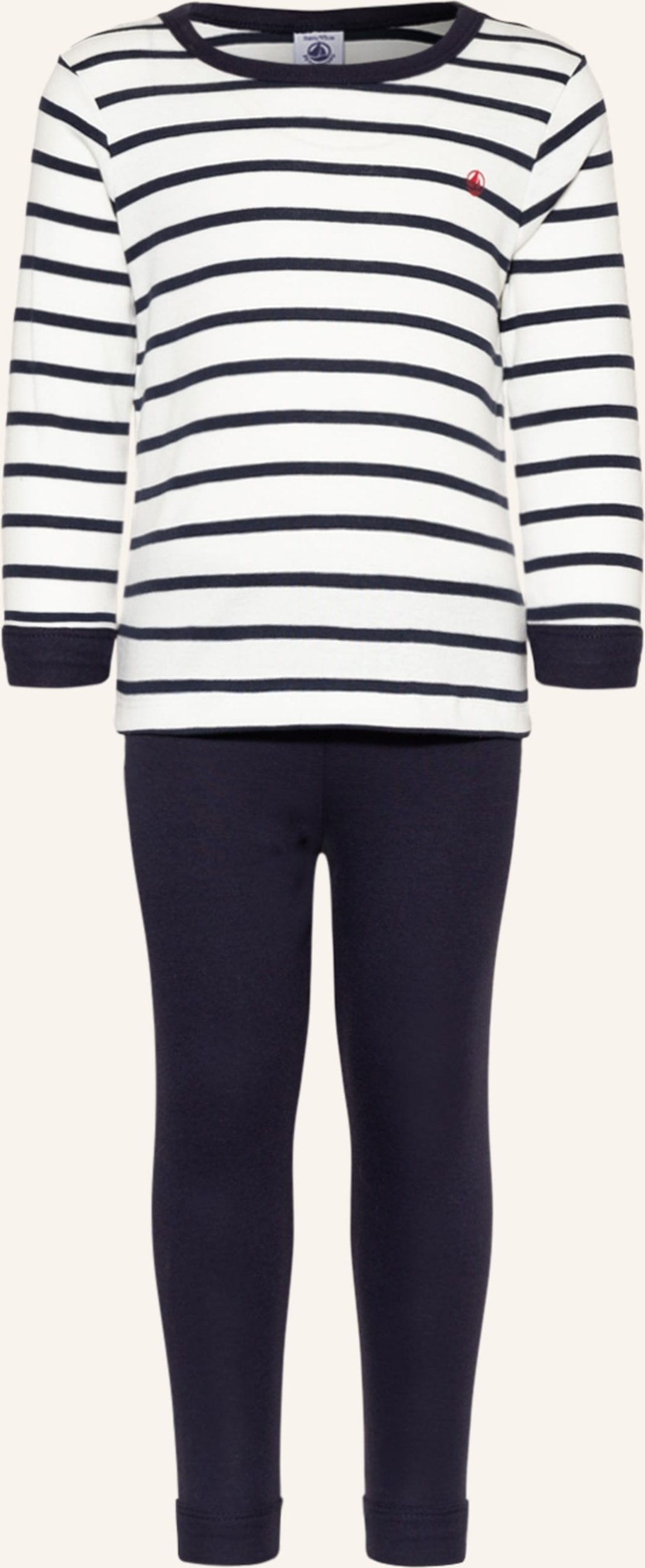 Petit Bateau Schlafanzug blau