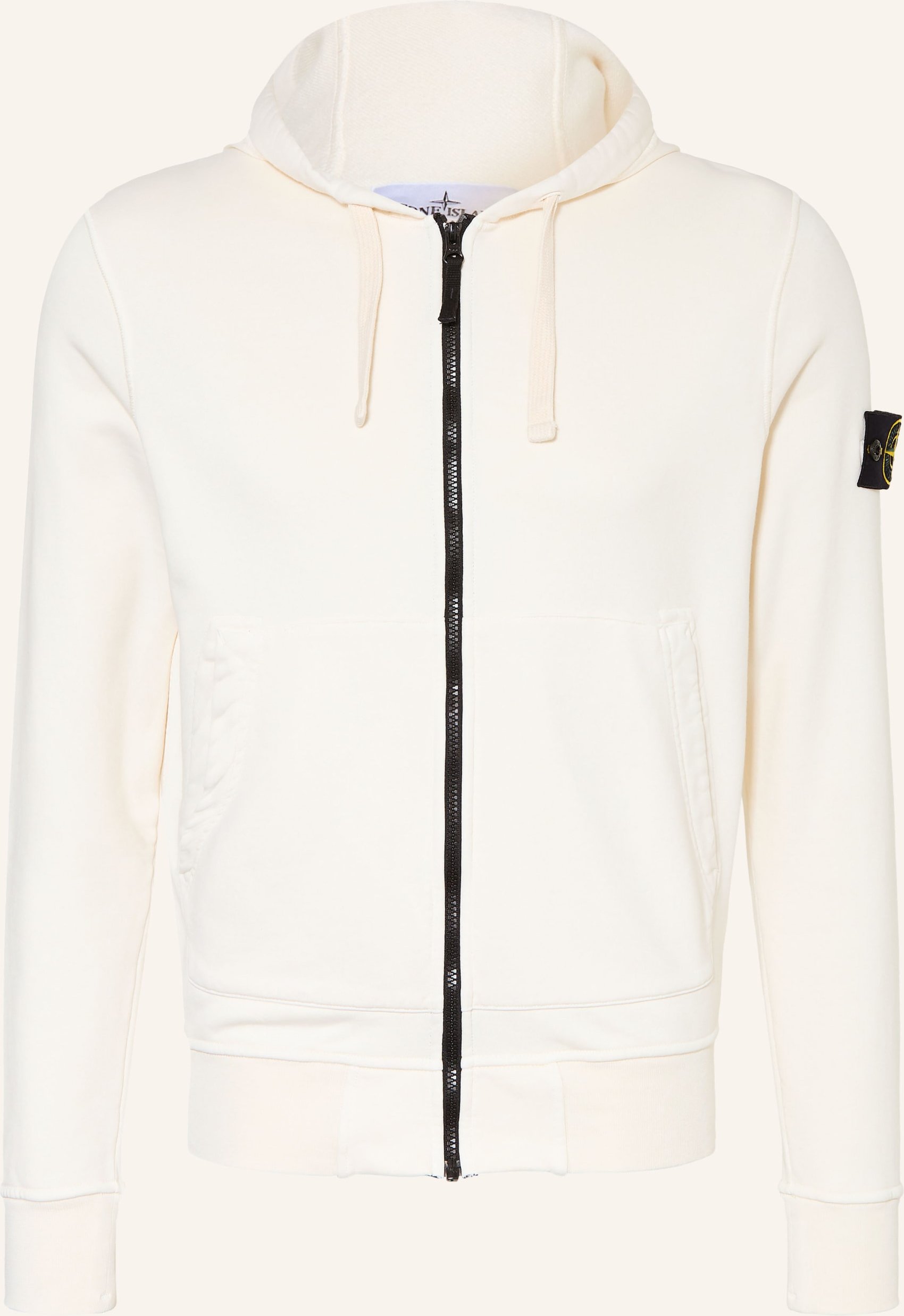 Stone Island Sweatjacke beige