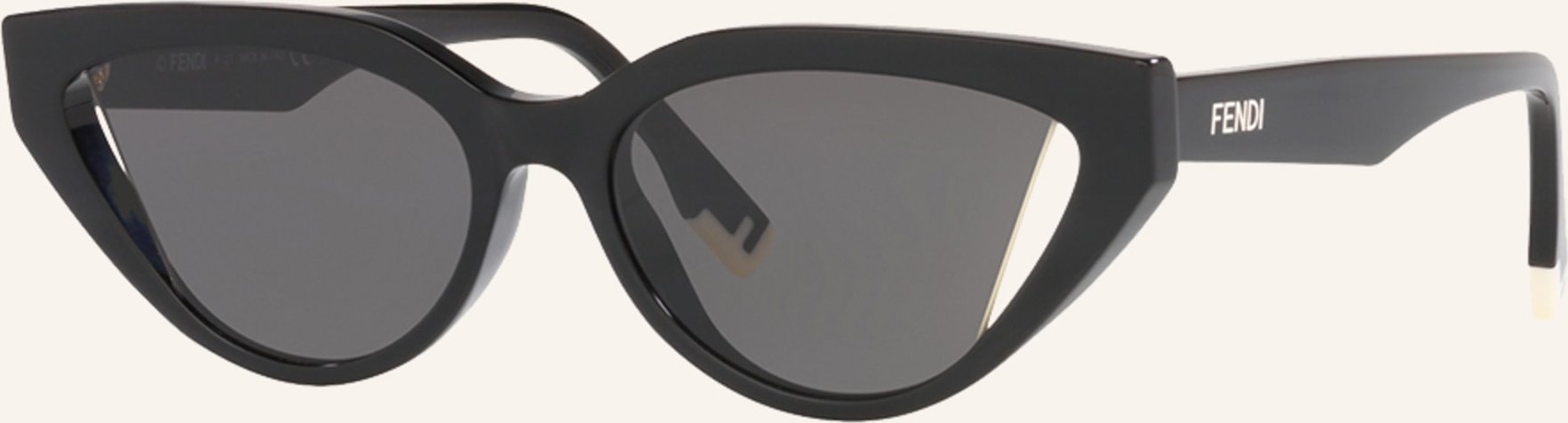Fendi Sonnenbrille fn000576 schwarz