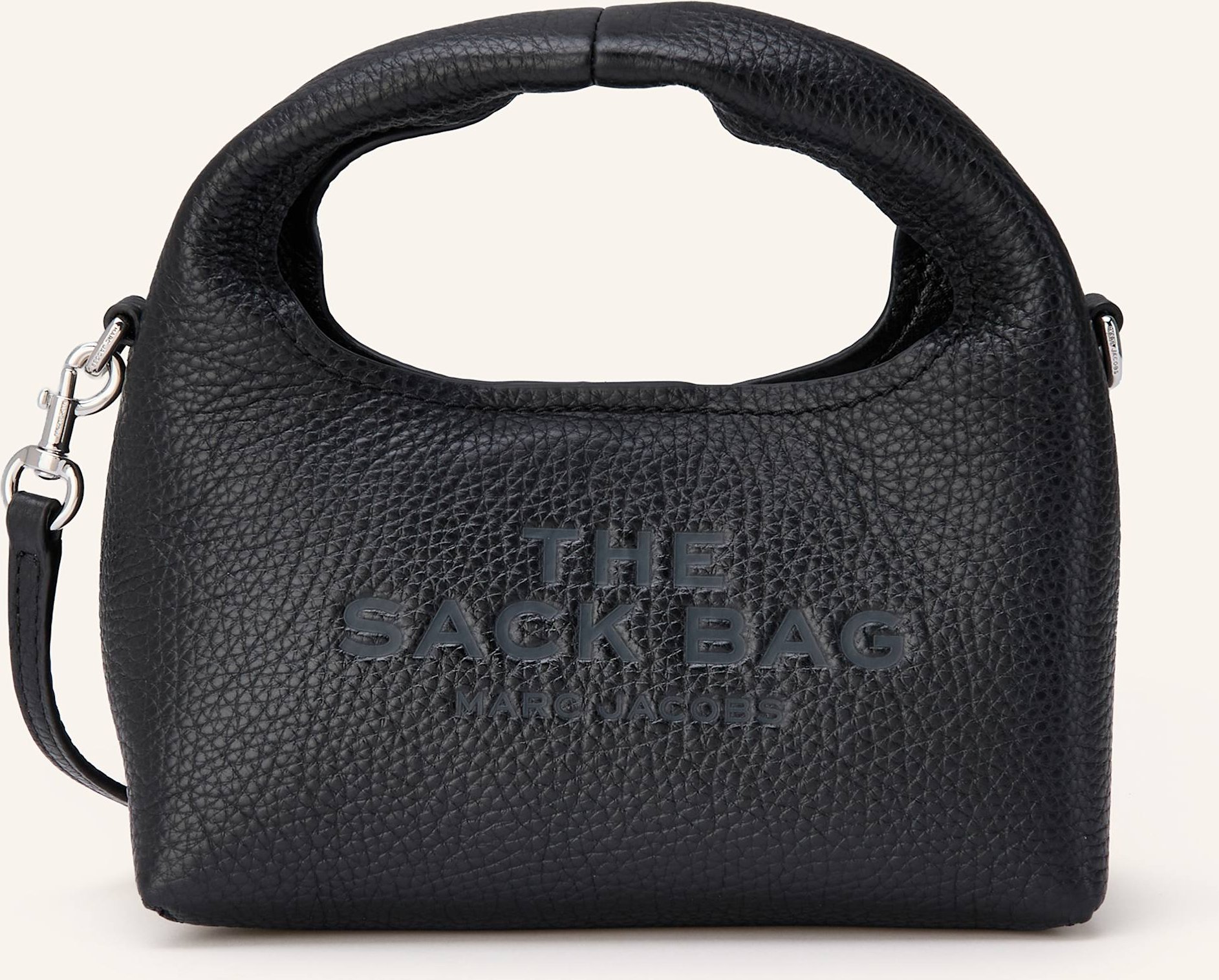 Thumbnail - Marc Jacobs Umhängetasche The Micro Crossbody Sack Bag schwarz