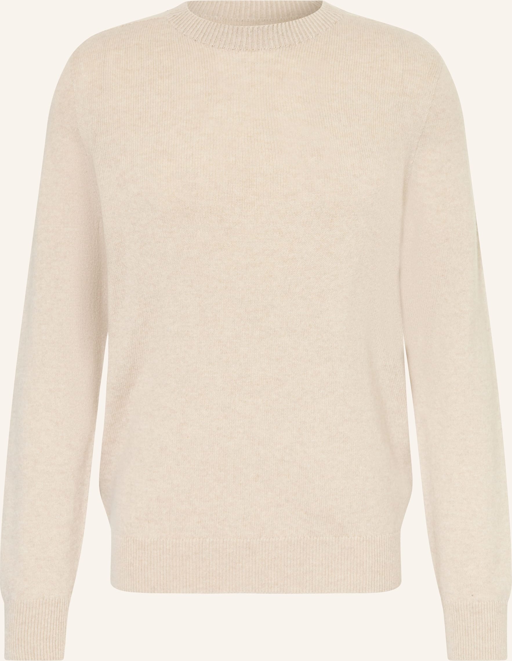 Maerz Muenchen Pullover Mit Cashmere beige