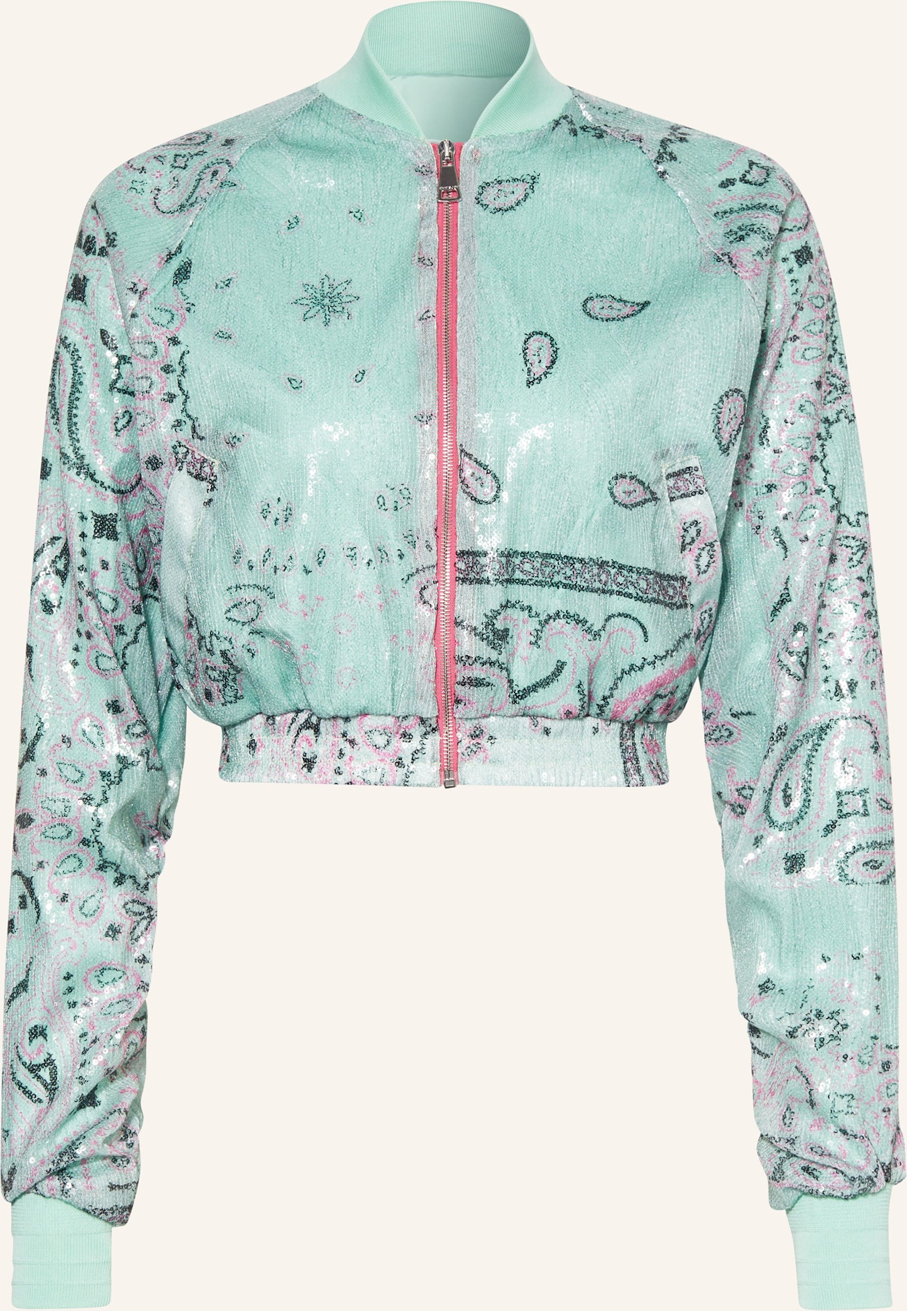 Khrisjoy Blouson Mit Pailletten gruen