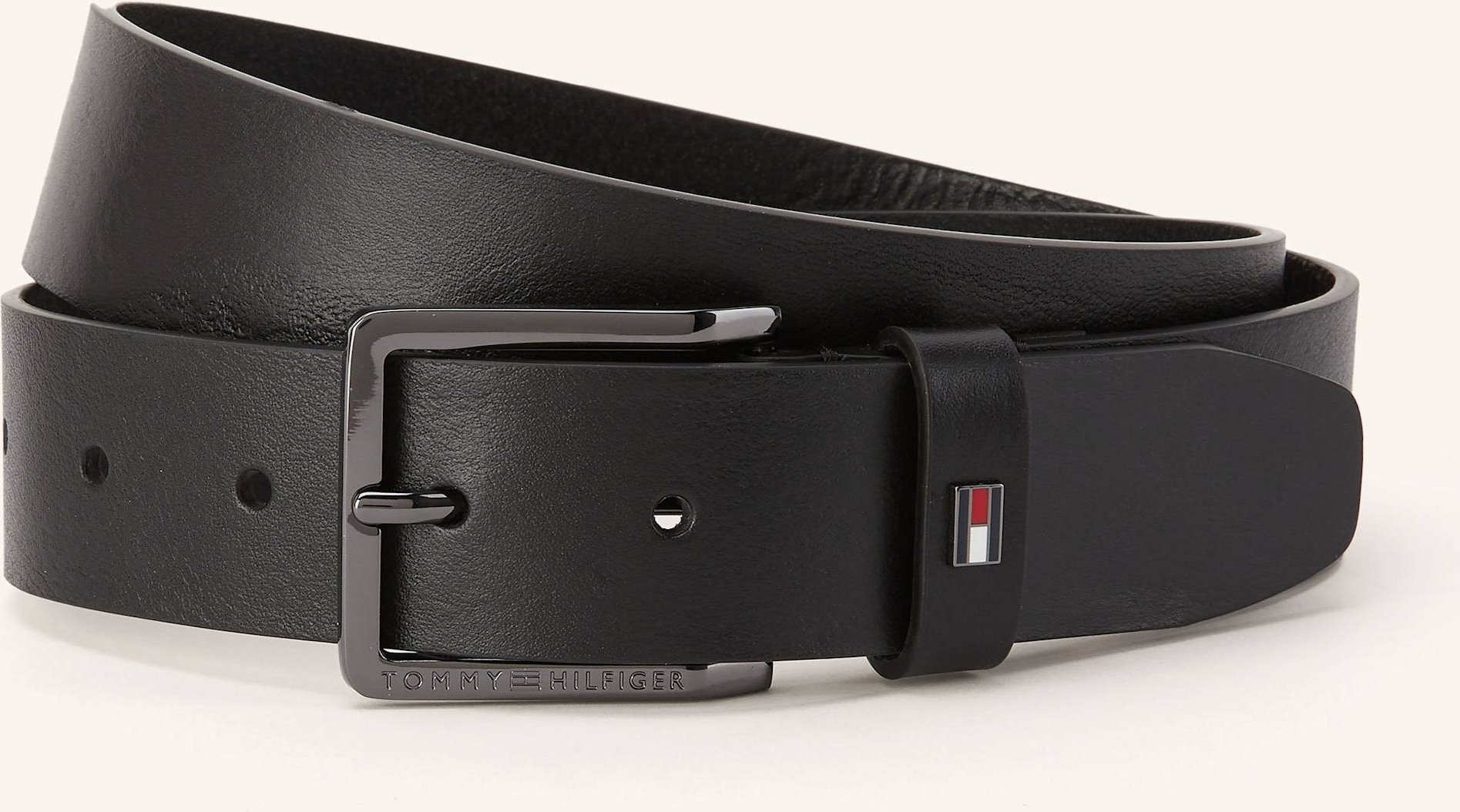 Tommy Hilfiger Ledergürtel schwarz