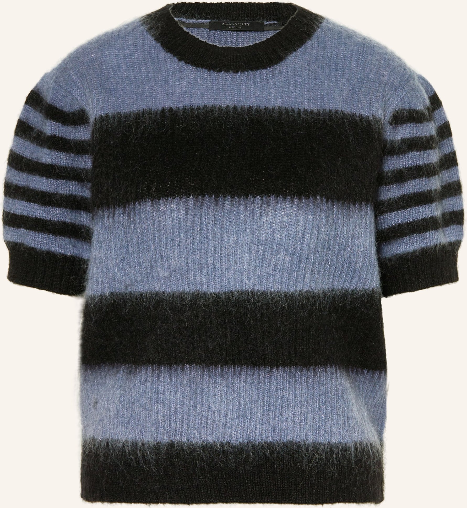 Allsaints Strickshirt Clem Mit Mohair blau