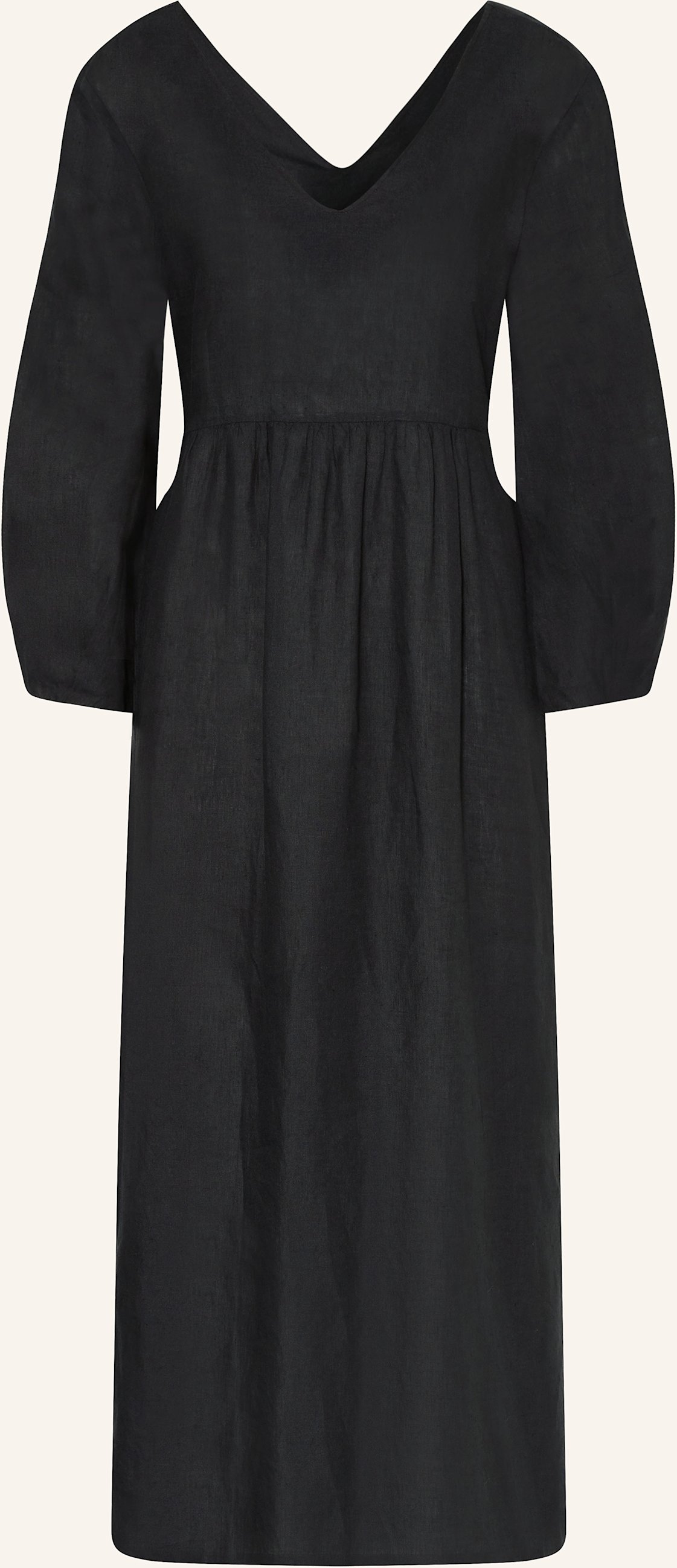 Robert Friedman Leinenkleid Selenal schwarz