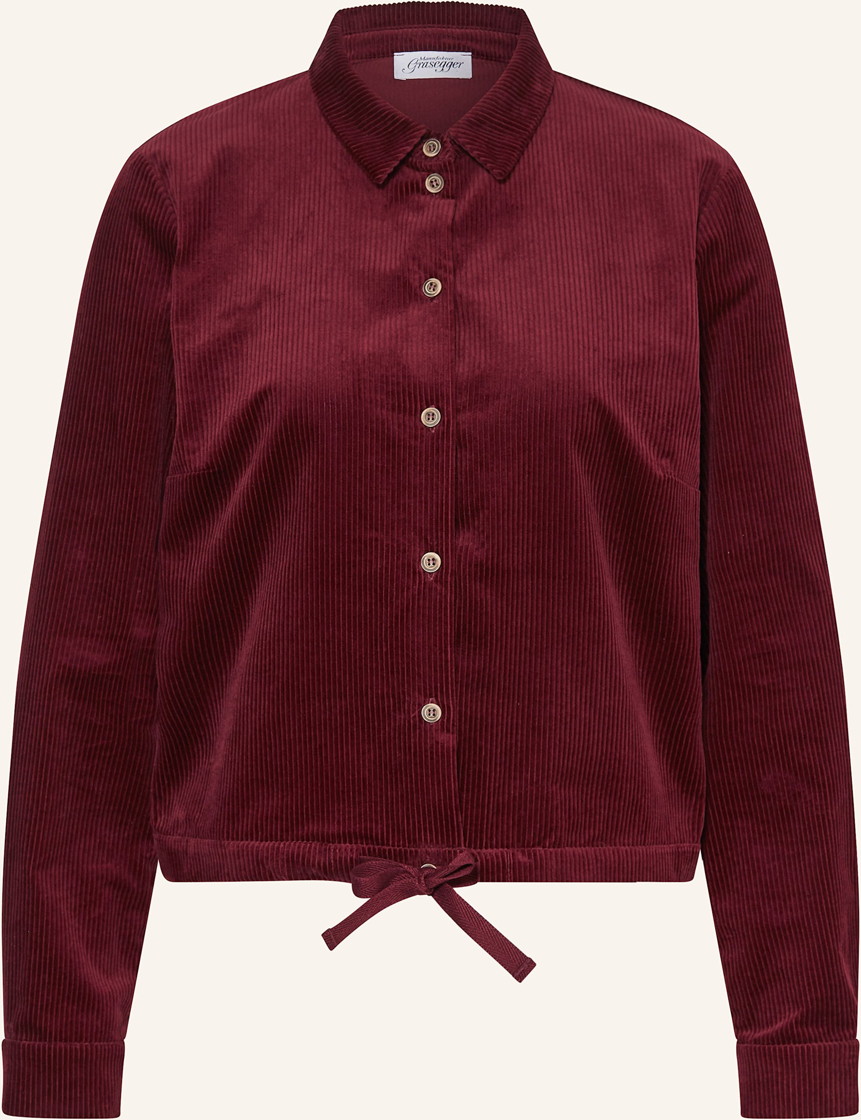 Thumbnail - Grasegger Hemdbluse Evelin Aus Cord rot