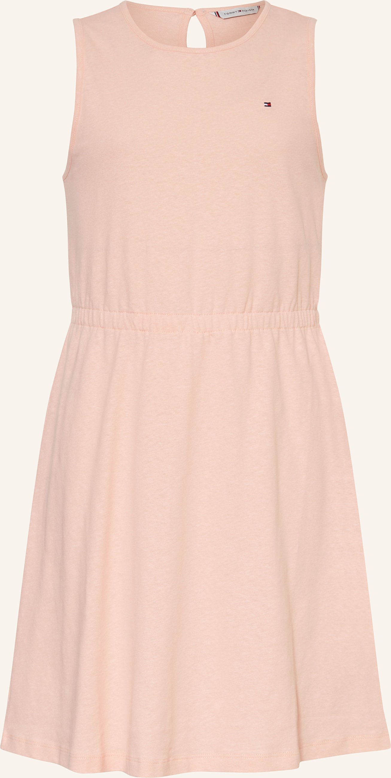 Thumbnail - Tommy Hilfiger Jerseykleid Mit Leinen rosa